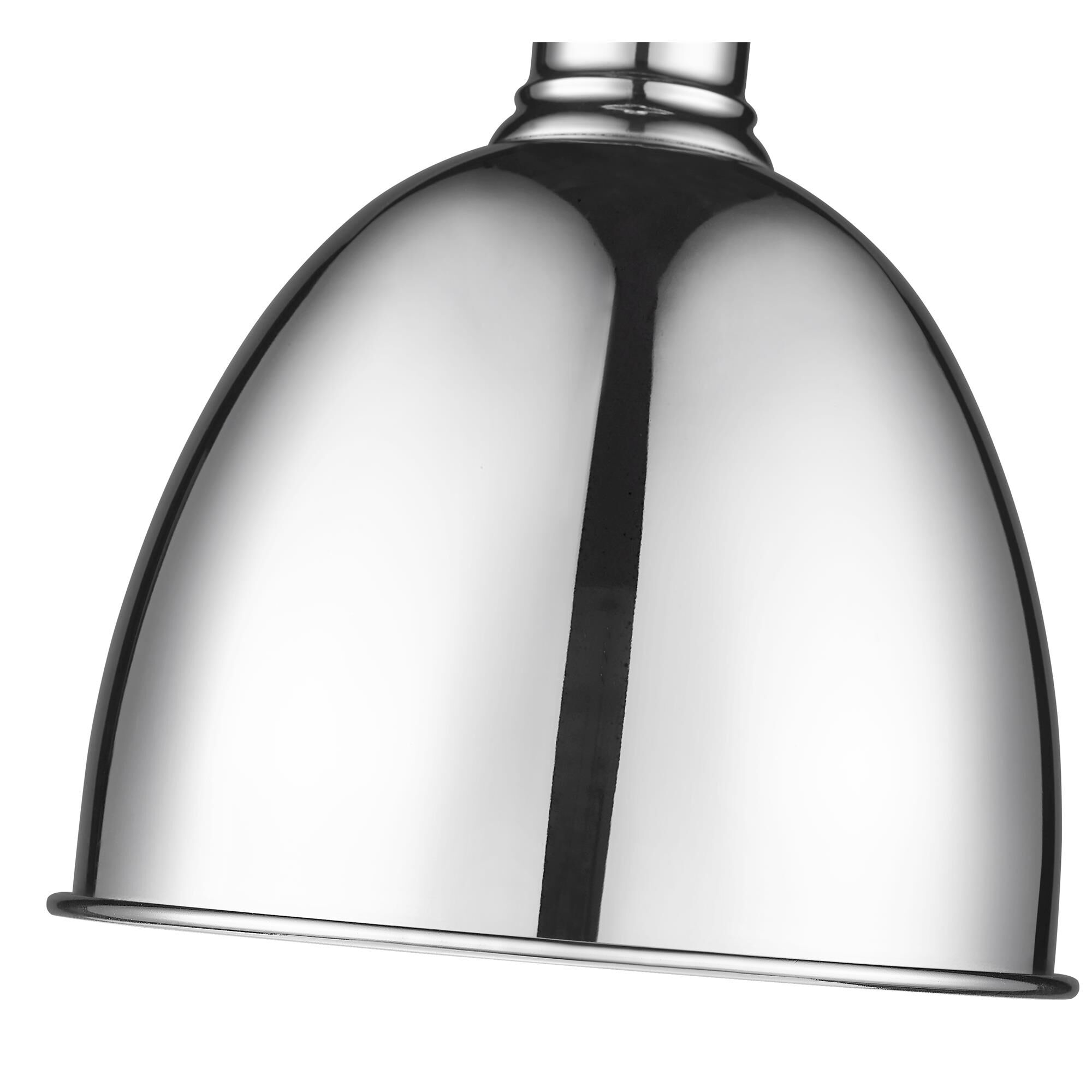 Shown in Chrome finish and Chrome shade
