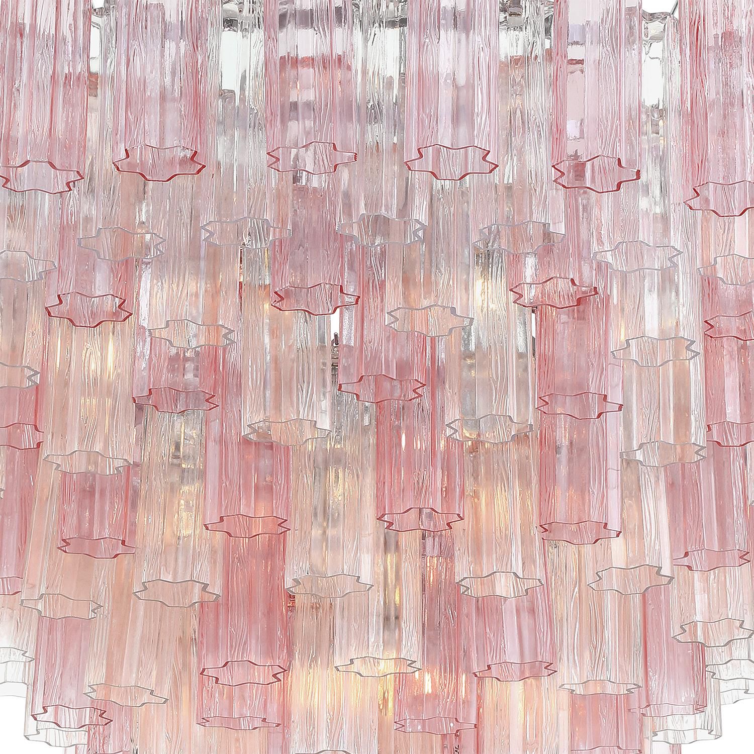 Shown in Polished Chrome finish and Tronchi Glass crystal