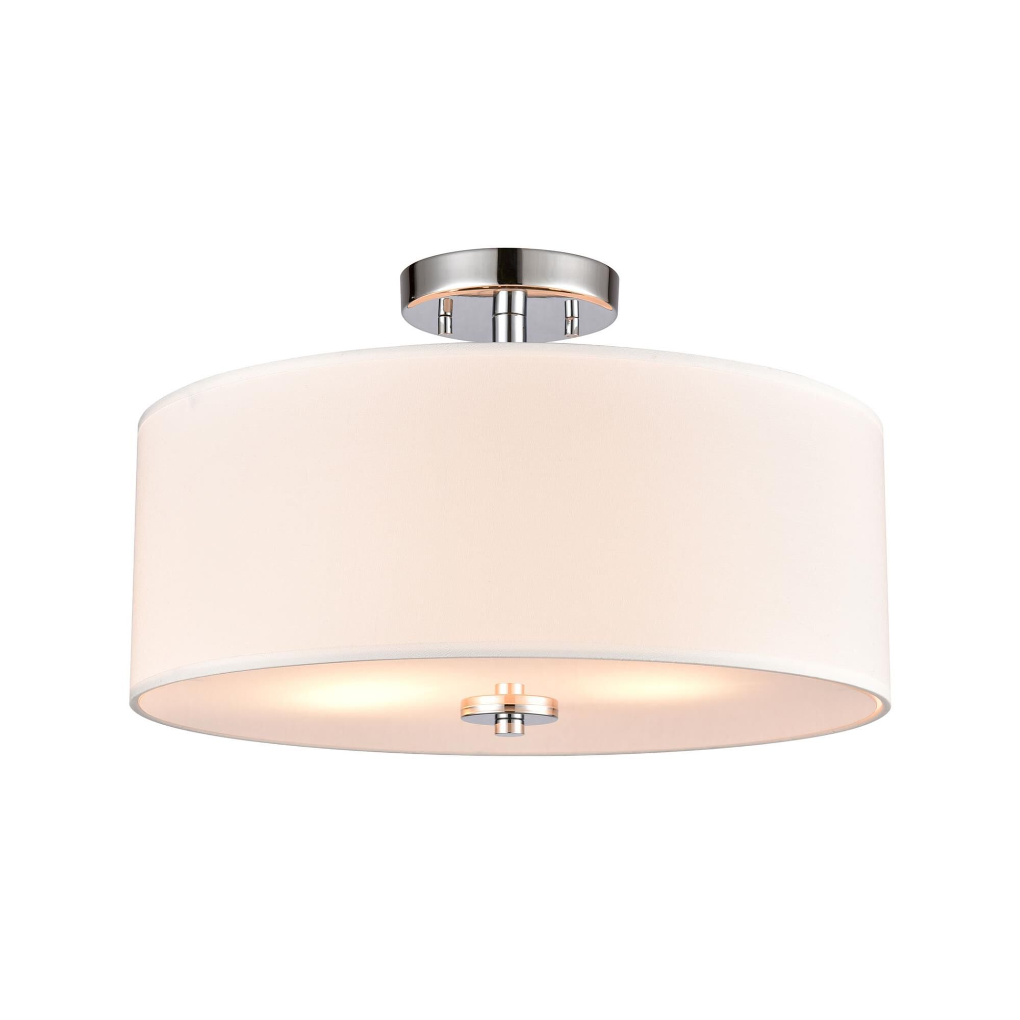 Oakland 16 Inch 2 Light Semi Flush Mount by Thomas Lighting