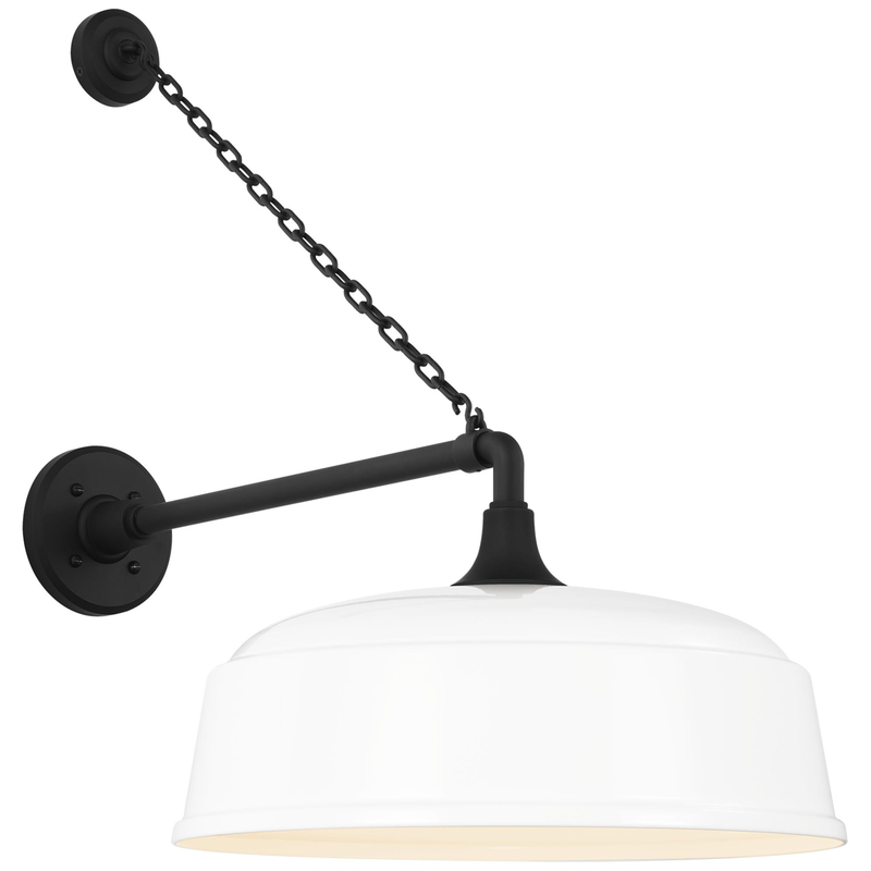 Thomas O'Brien Academy Barn Light 25 Inch Outdoor Wall Light by Visual Comfort Signature Collection