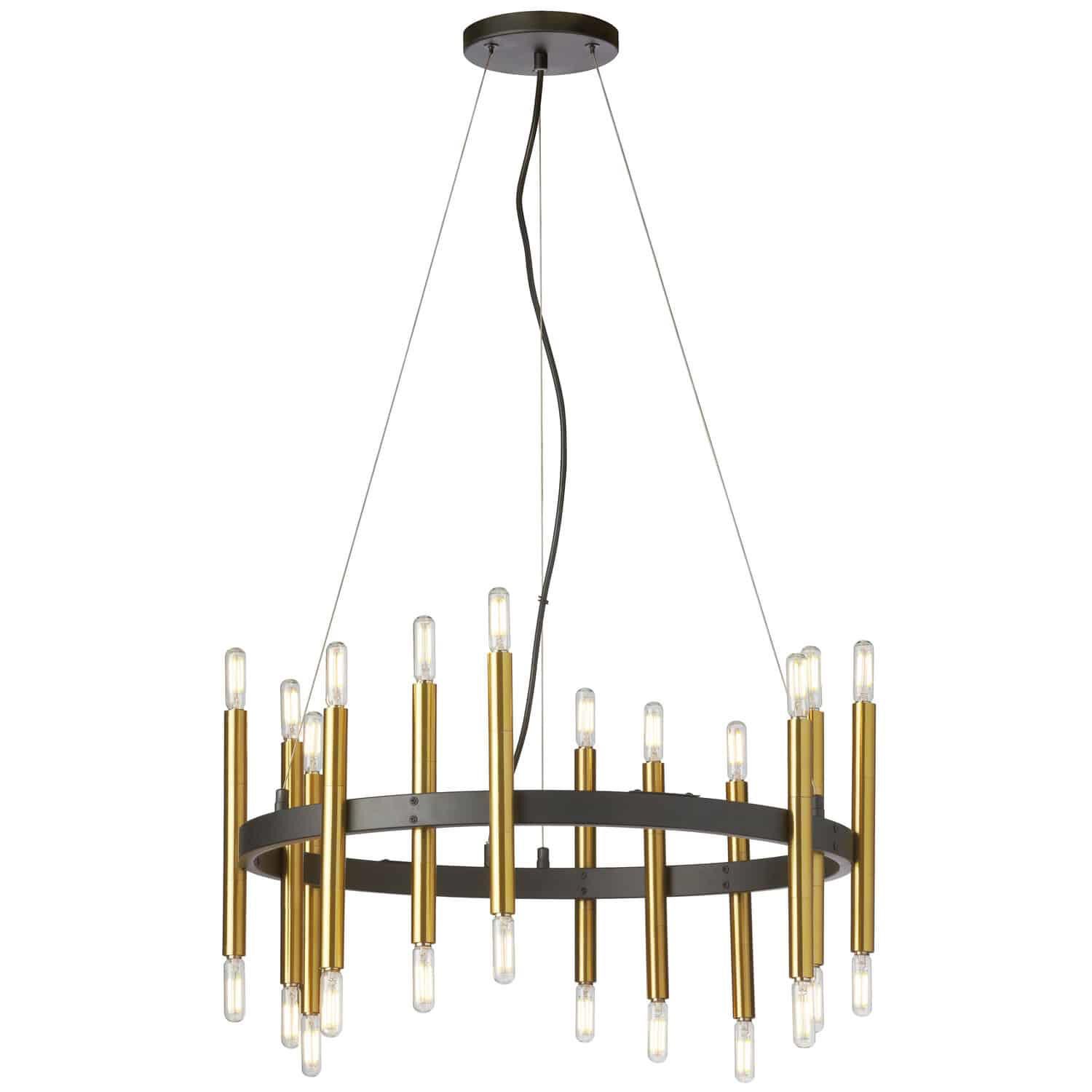 Derry 24 Inch 24 Light Chandelier by Dainolite