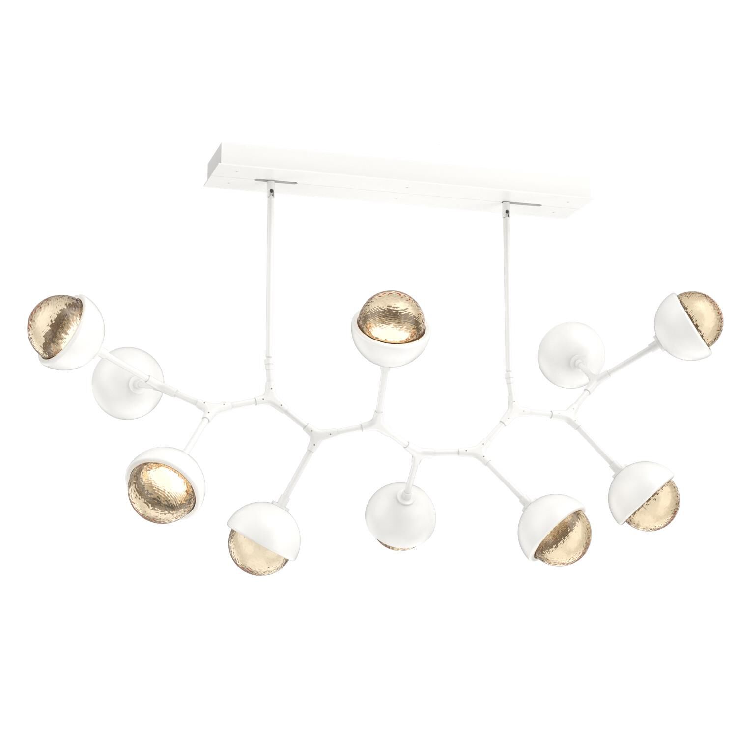 Levi Wilson Cabochon 56 Inch Linear Suspension Light by Hammerton Studio