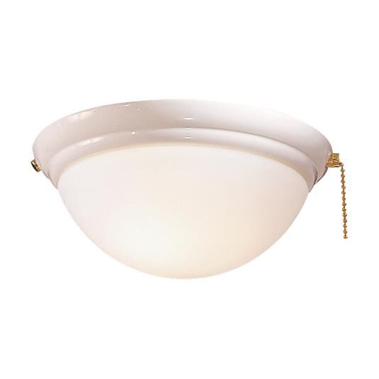 Shown in White finish and Etched Opal glass