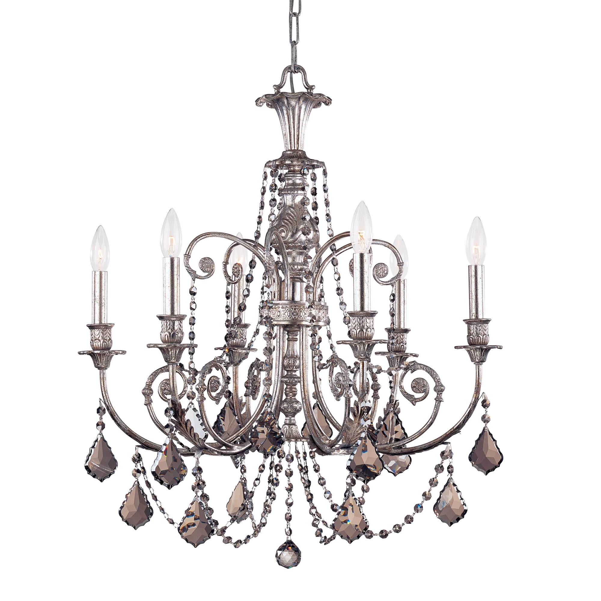 Regis 26 Inch 6 Light Chandelier by Crystorama