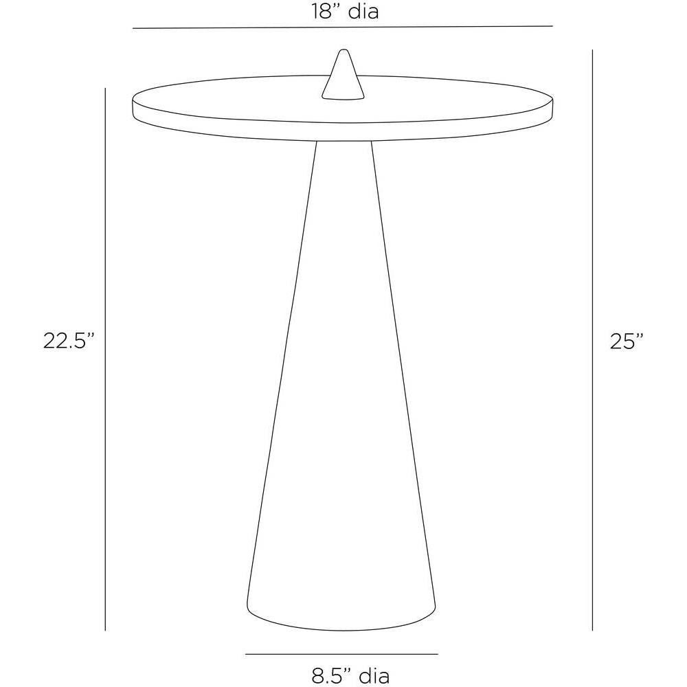 Aria 18 Inch End Table by Arteriors Home
