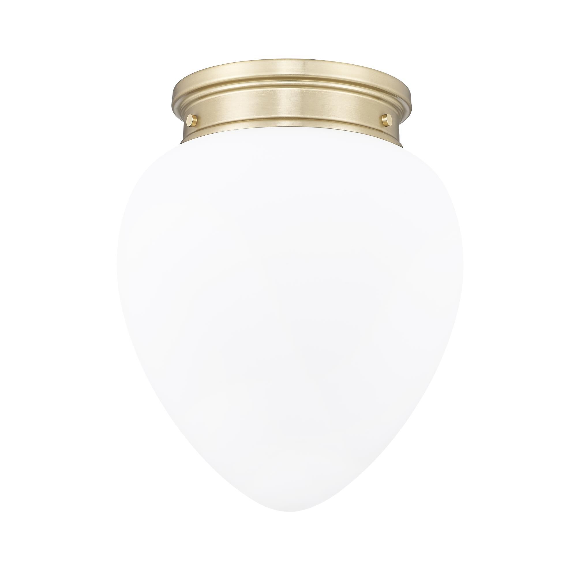 Shown in Modern Gold finish and Etched Opal glass