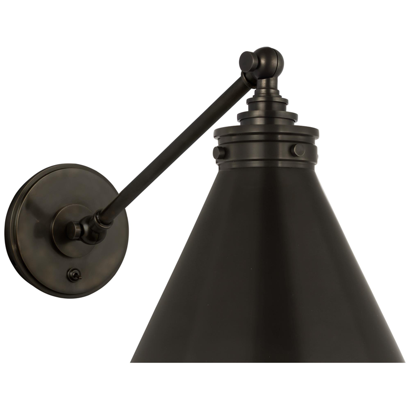 Visual Comfort Signature Collection Chapman and Myers Parkington 9 Inch LED Wall Sconce