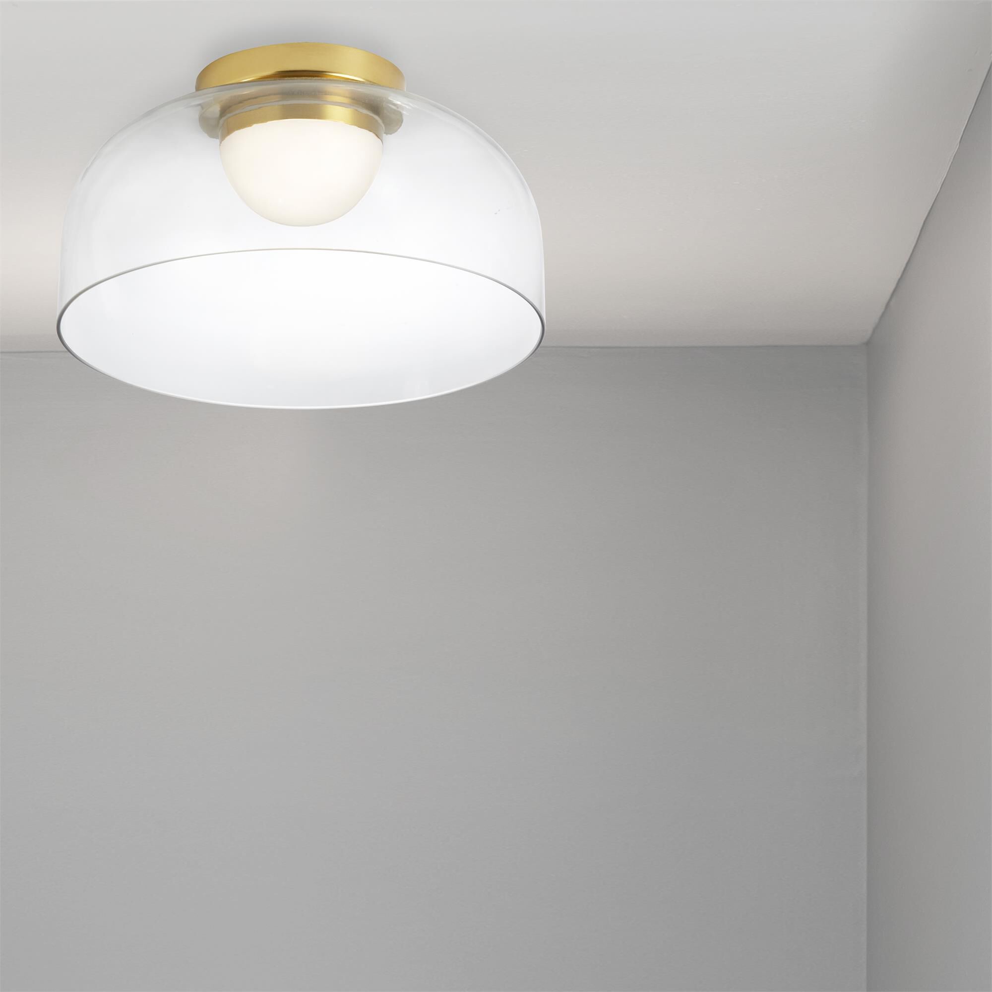 Nadine 11 Inch 1 Light Flush Mount by Dainolite