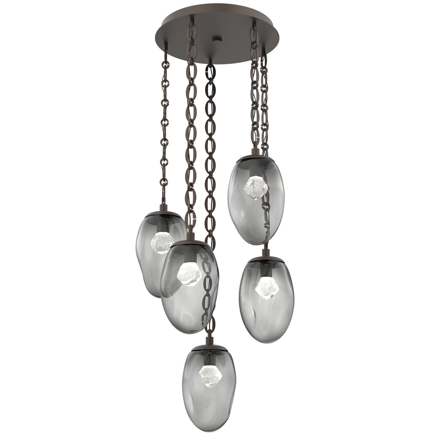 Levi Wilson Meteo Led 22 Inch Multi Light Pendant by Hammerton Studio