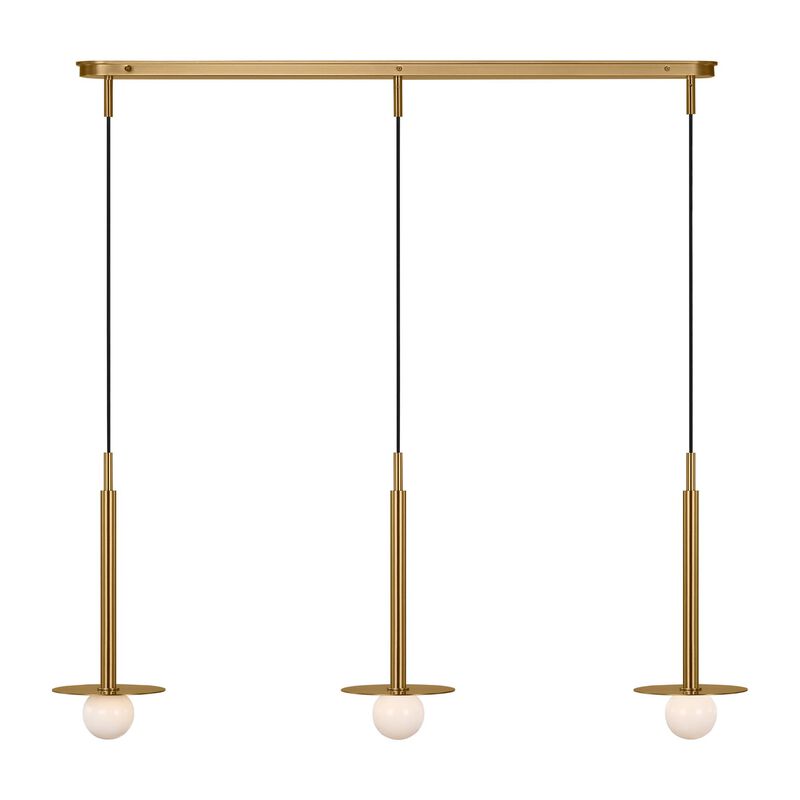 Kelly Wearstler Nodes 48 Inch Linear Chandelier by Visual Comfort Studio