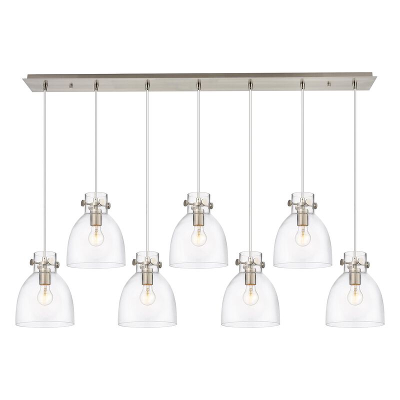 Bruno Marashlian Newton Bell 51 Inch 7 Light Linear Suspension Light by Innovations Lighting