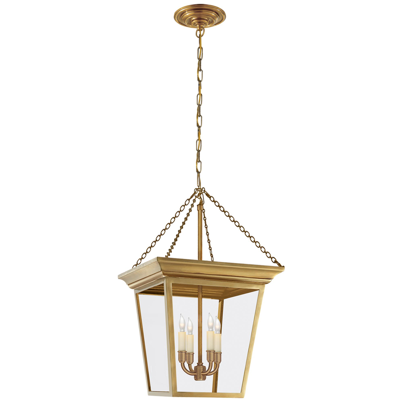 Chapman & Myers Cornice 14 Inch Cage Pendant by Visual Comfort Signature Collection