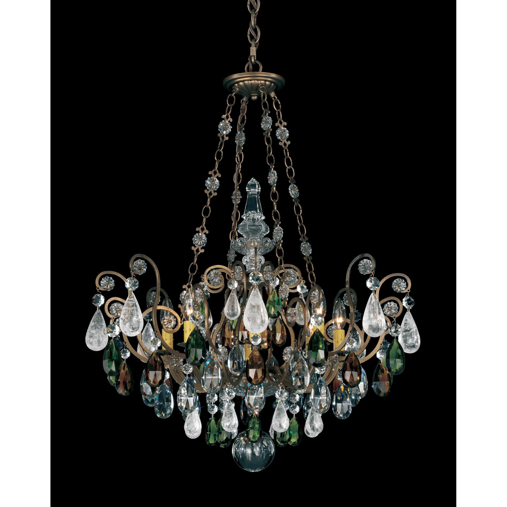 Renaissance 26 Inch 8 Light Chandelier by Schonbek