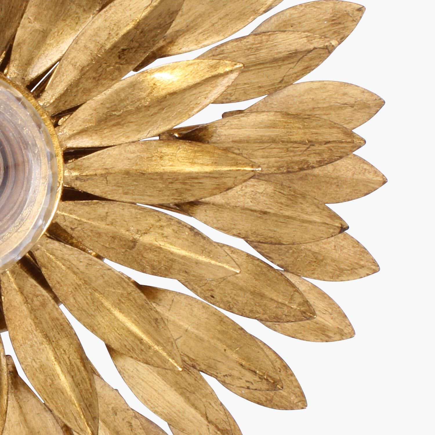 Shown in Antique Gold finish