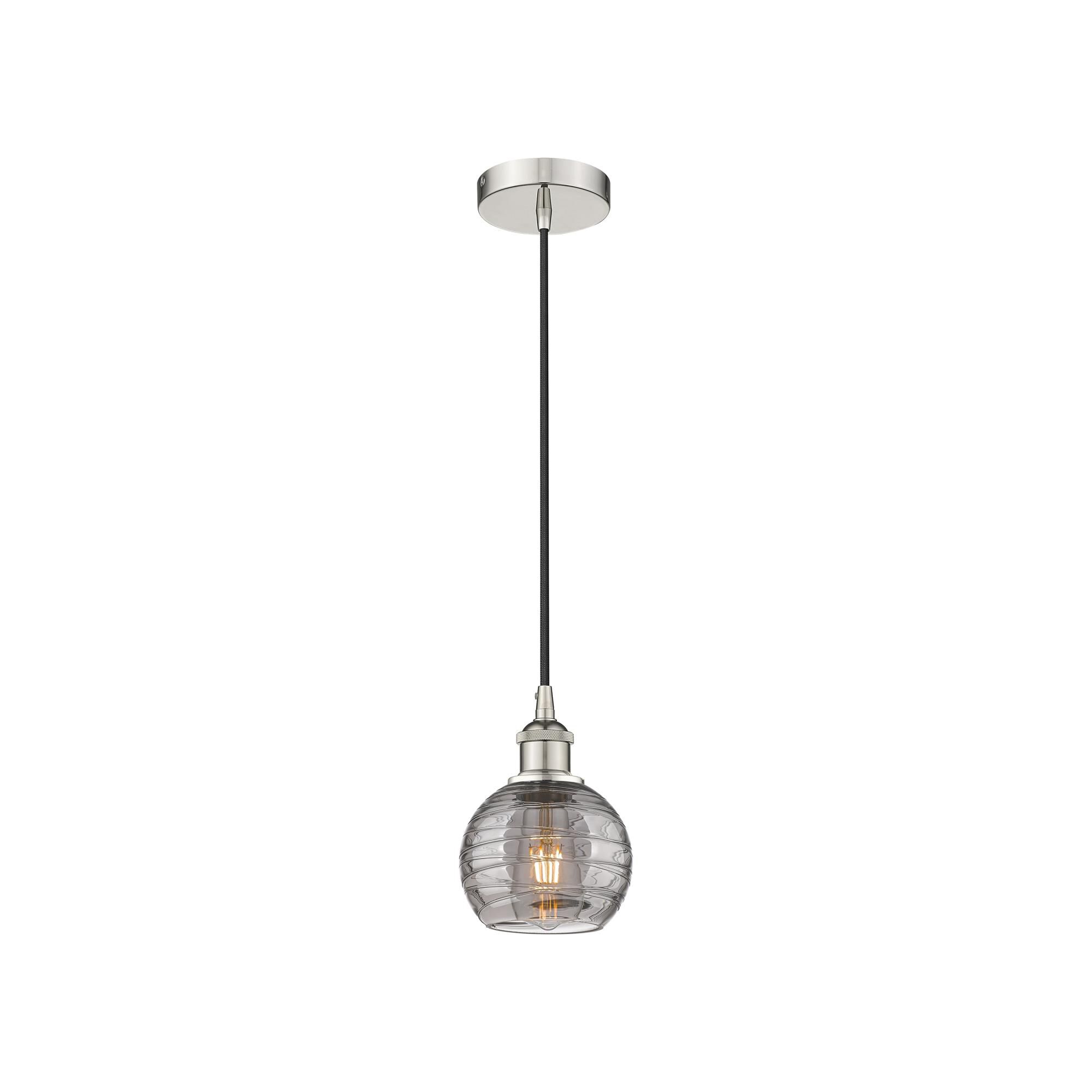 Bruno Marashlian Athens Deco Swirl 6 Inch Mini Pendant by Innovations Lighting