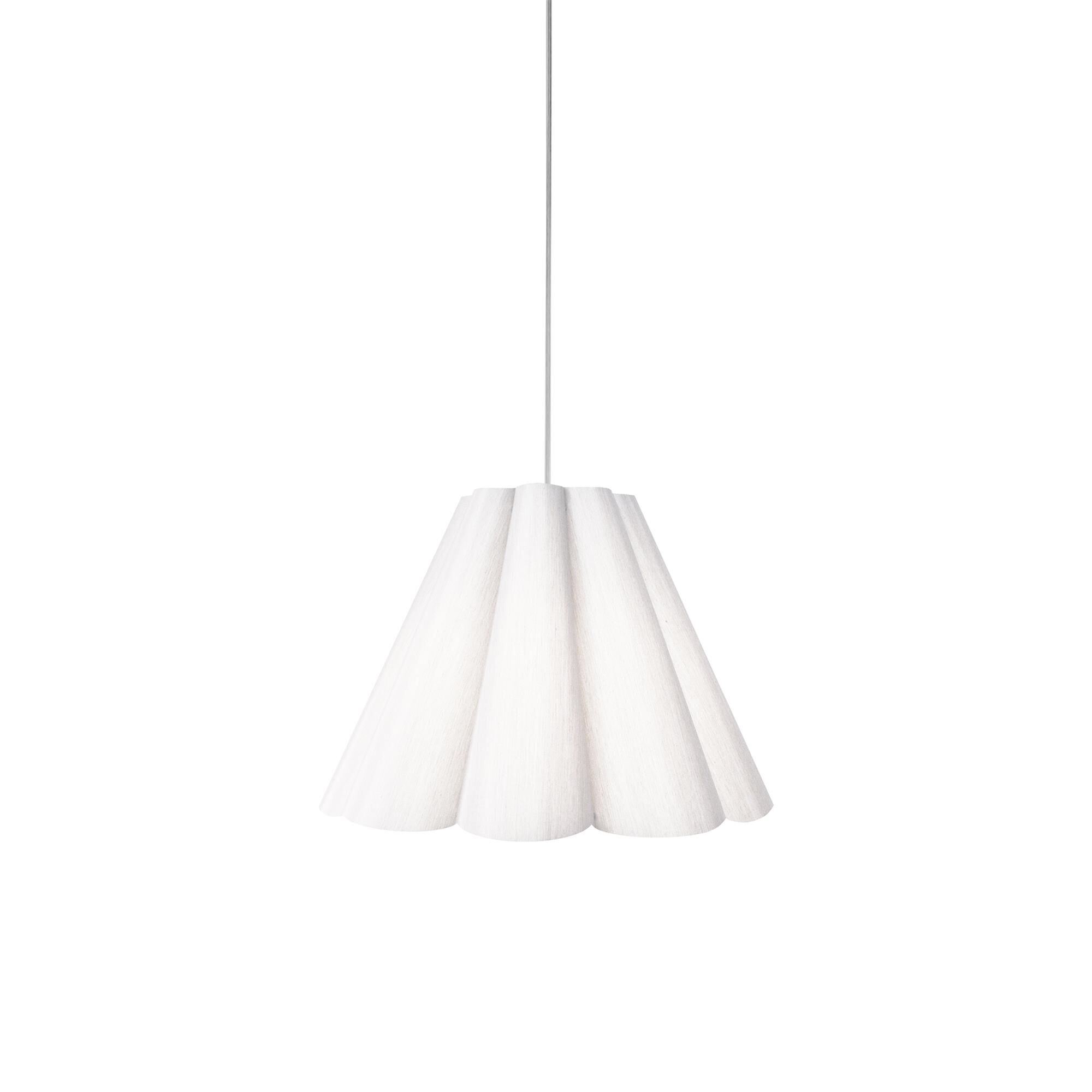 Shown in Electroplated finish and White shade