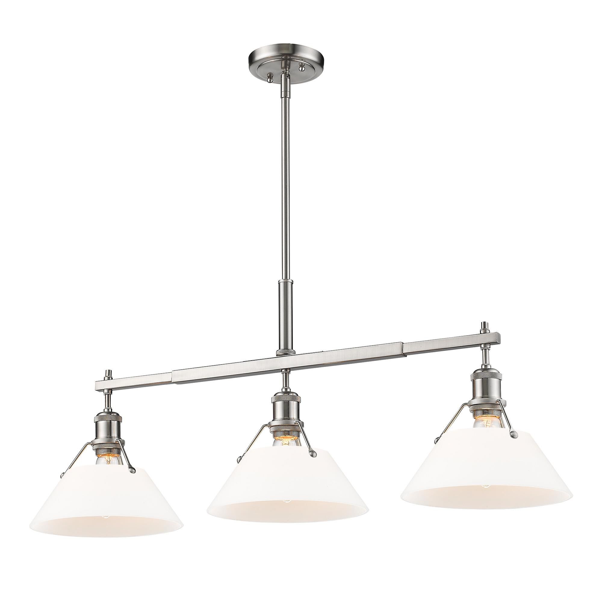 Orwell 36 Inch Linear Suspension Light by Golden Lighting