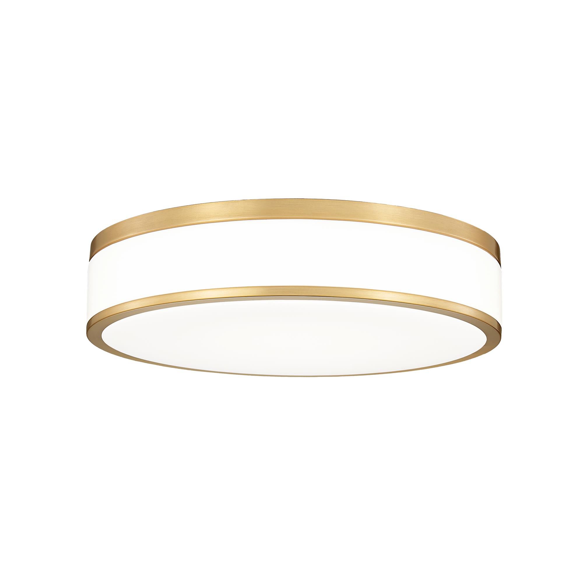 Shown in Modern Gold finish and Frosted glass and Frosted shade