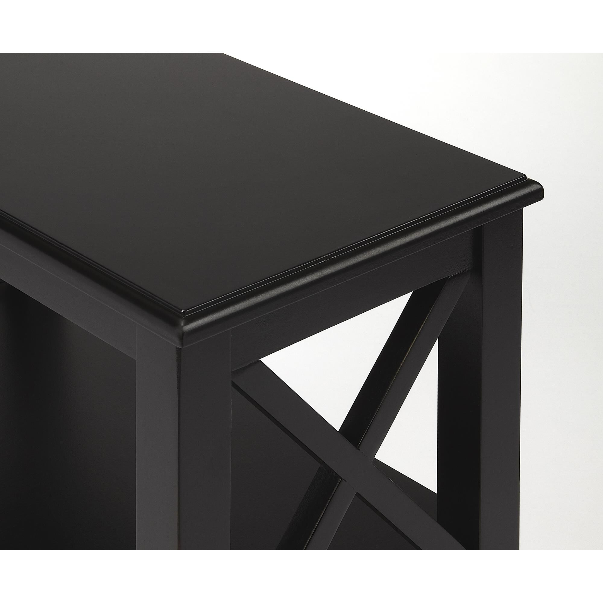 Shown in Black Licorice finish