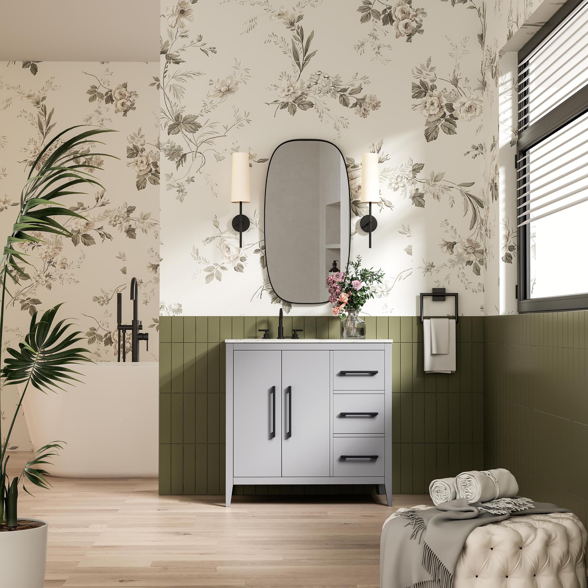 Millie 36 Inch Bath Vanity by Elegant Dcor