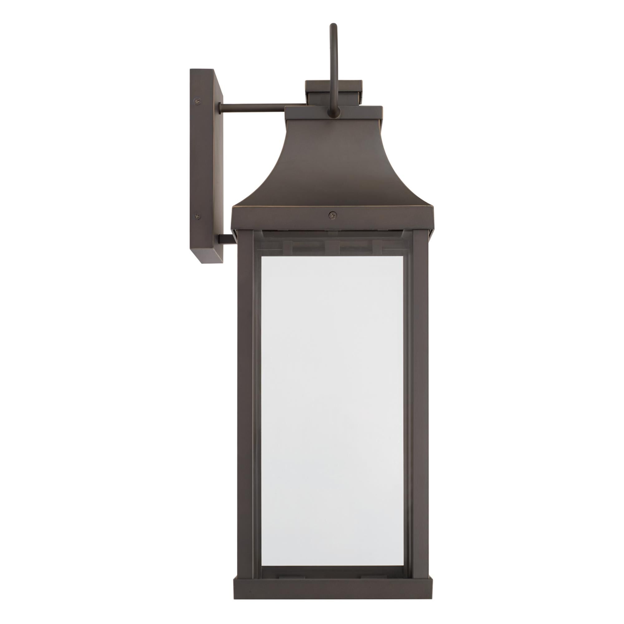 Shown in Oiled Bronze finish and Clear glass