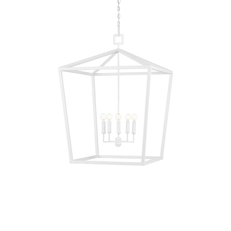 Denison 26 Inch Cage Pendant by Currey and Company
