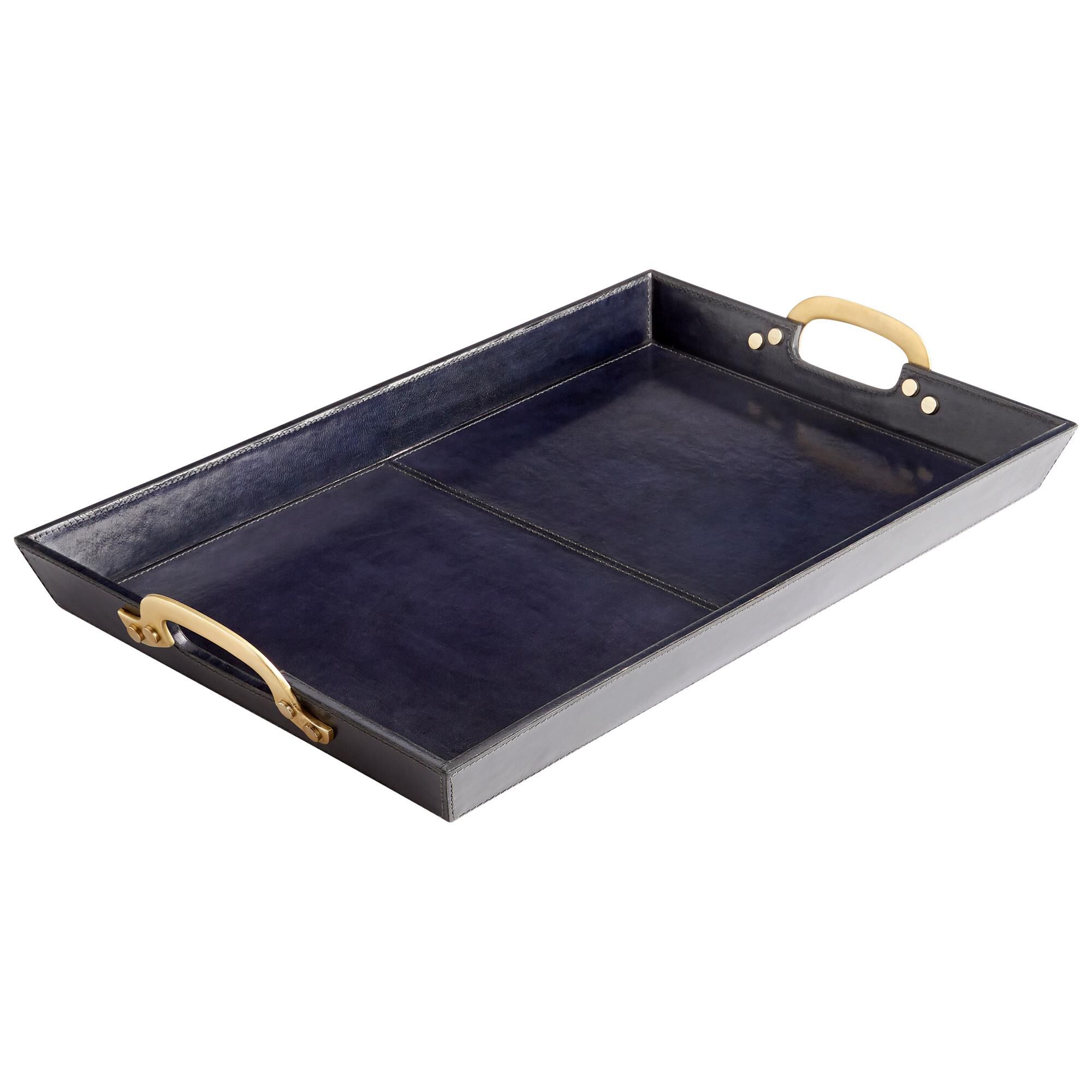 Shown in Blue And Antique Brass finish