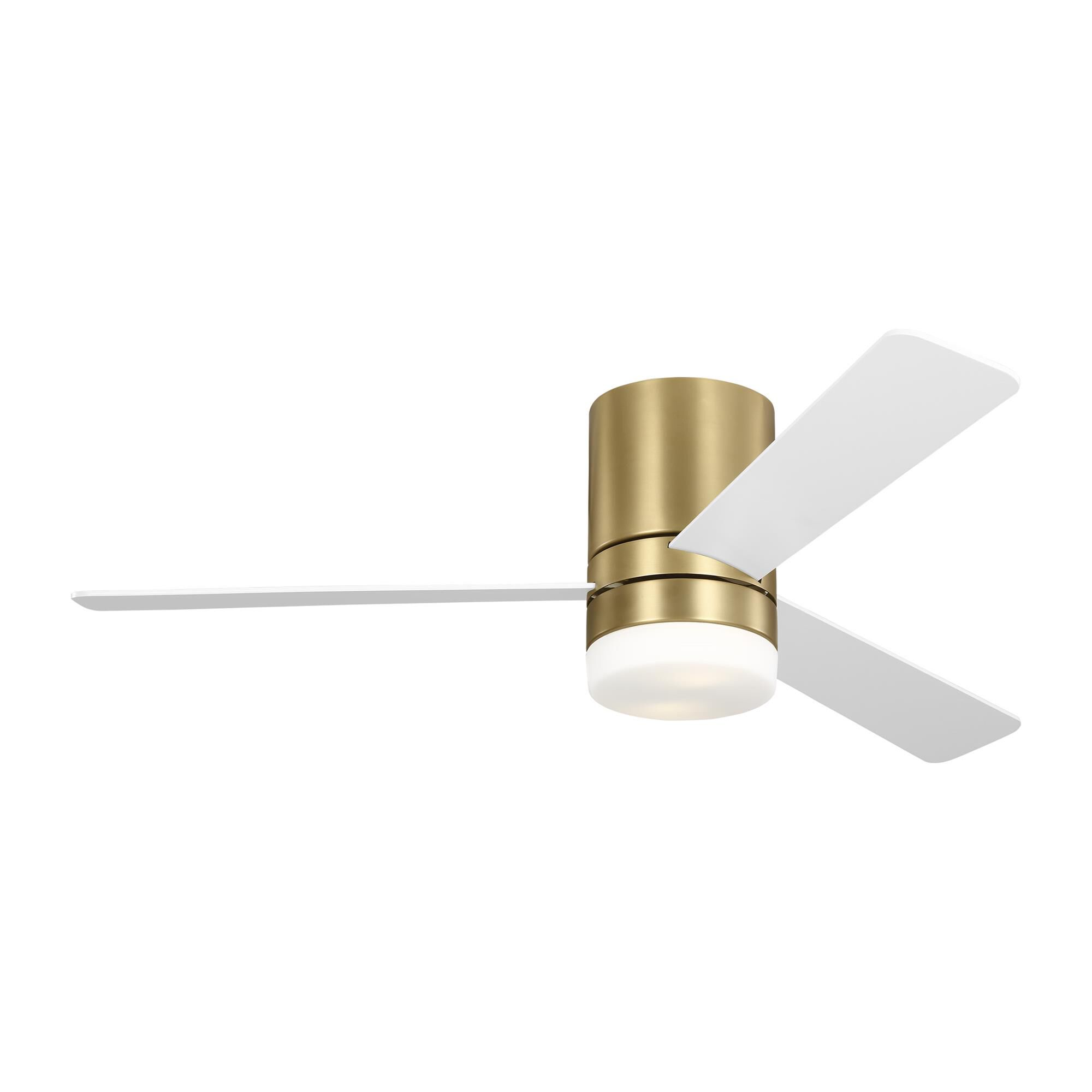 Shown in Burnished Brass finish and Matte Opal glass