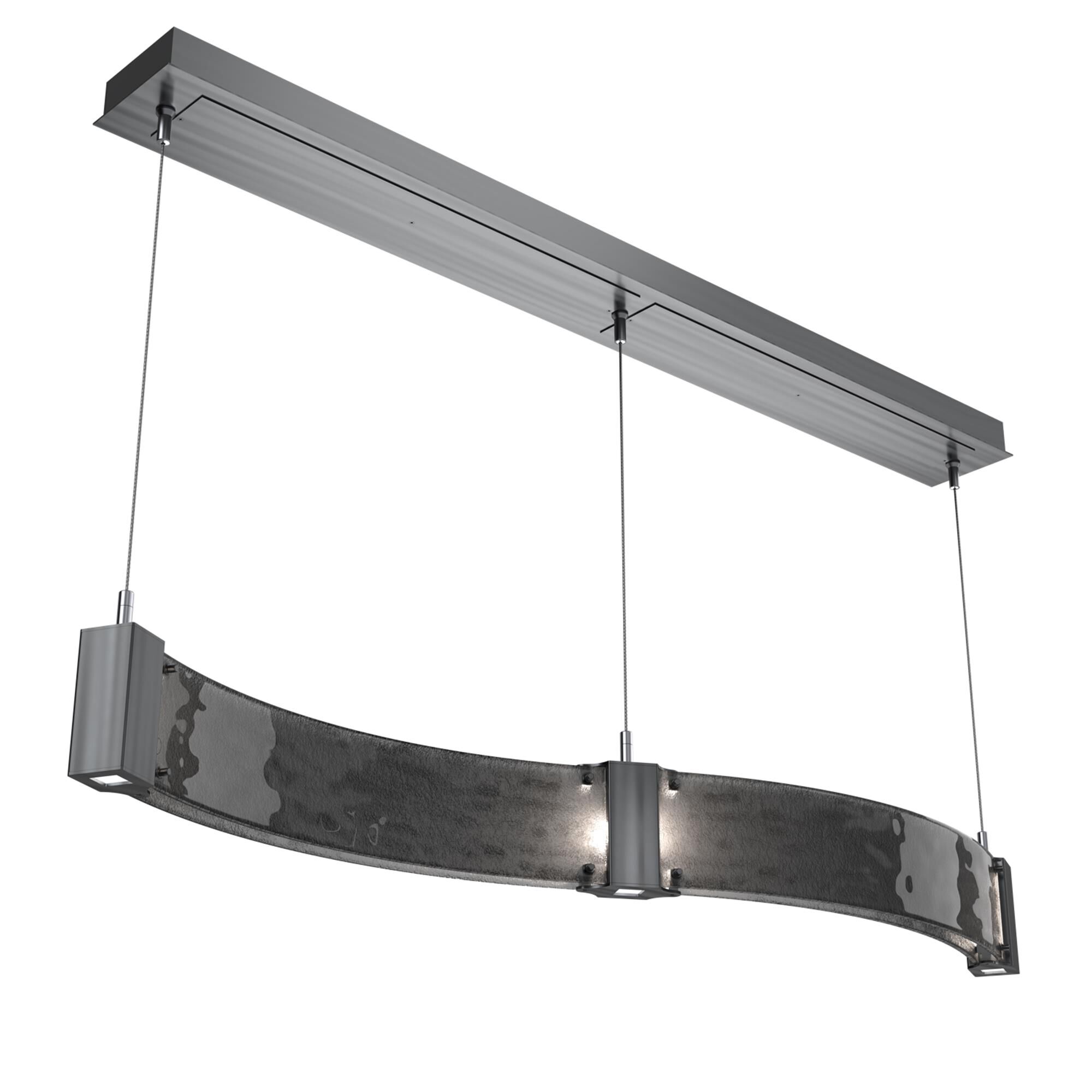Shown in Gunmetal finish and Smoke Granite glass