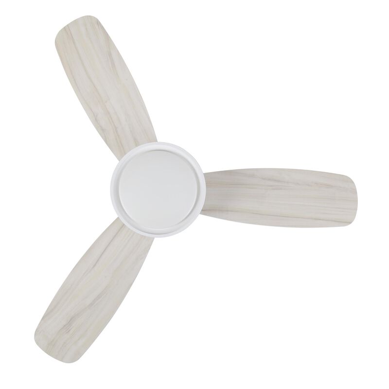Flusso 52 Inch Ceiling Fan with Light Kit by Beacon Lighting
