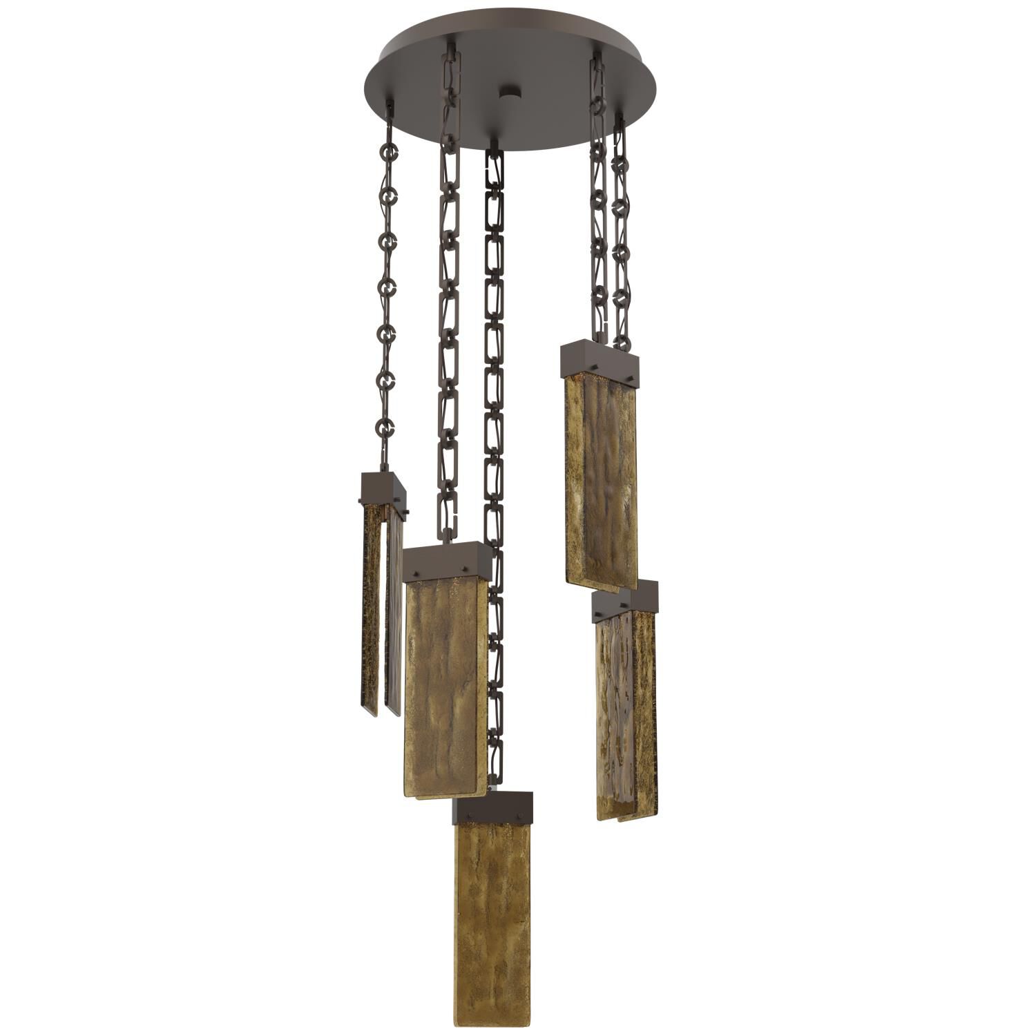 Levi Wilson Parallel 19 Inch Multi Light Pendant by Hammerton Studio