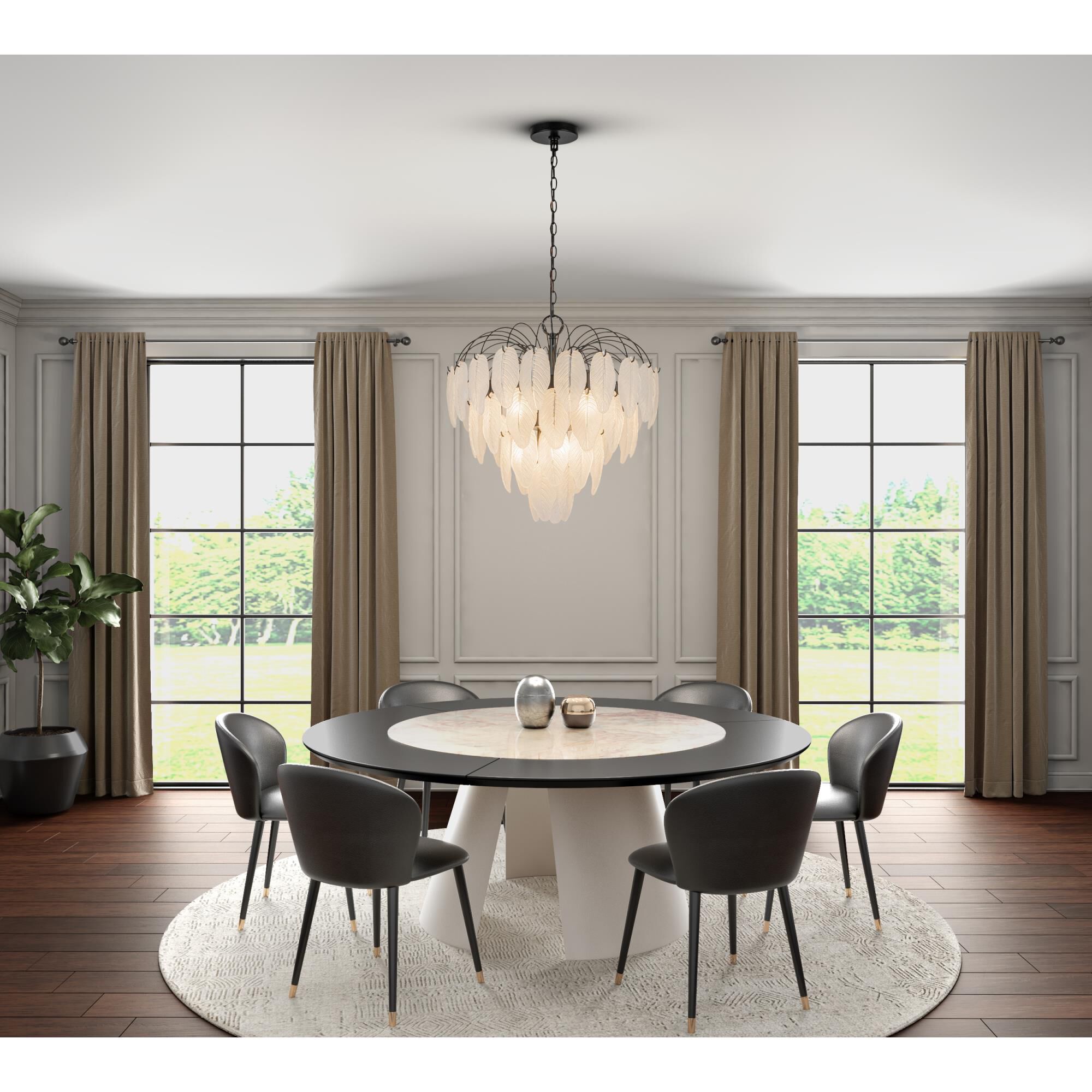 Alessia 23 Inch Chandelier by Artcraft