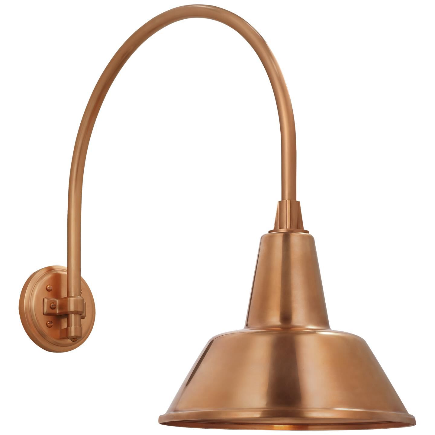 Shown in Soft Copper finish and Copper shade