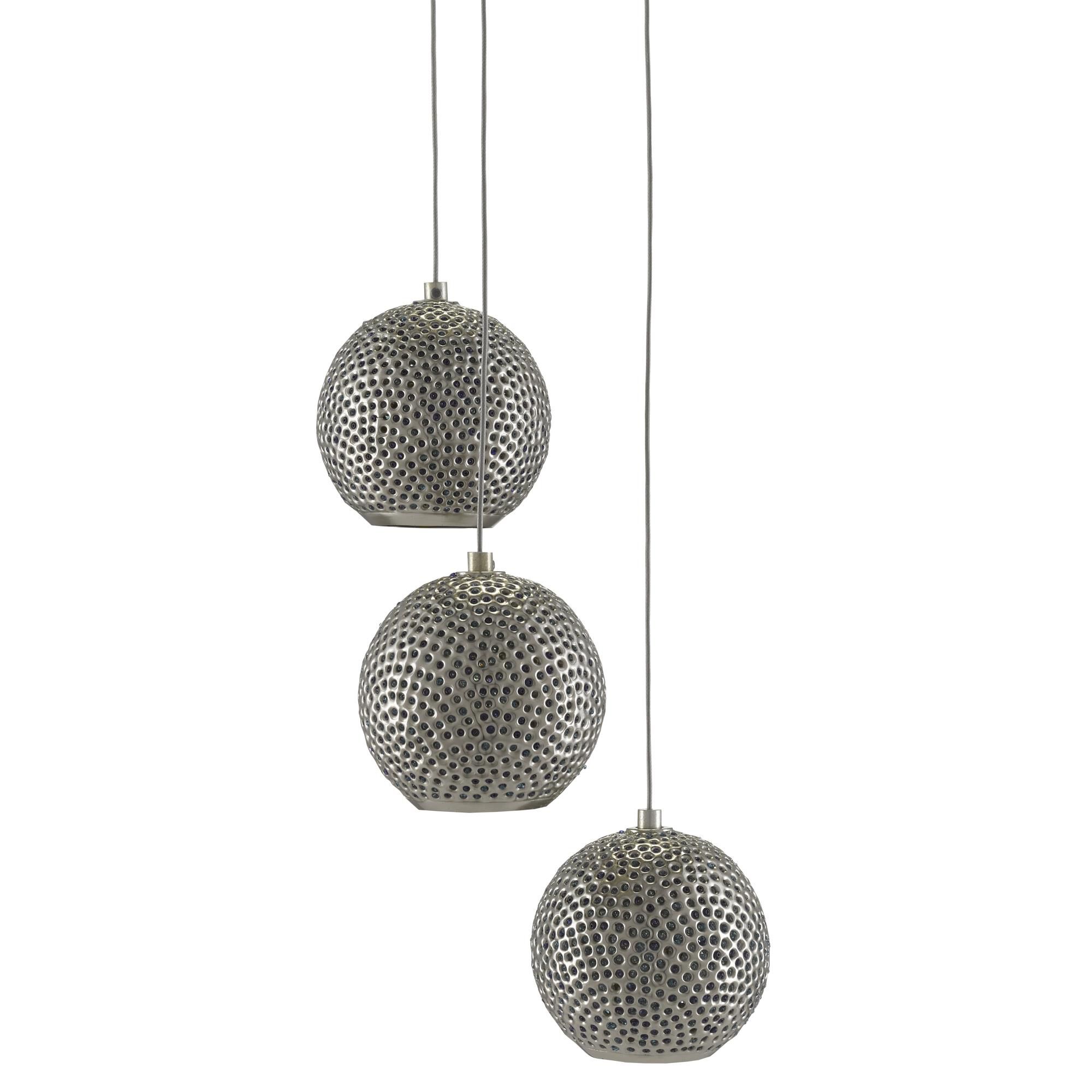Giro 3 Light LED Multi Light Pendant by Currey and Company