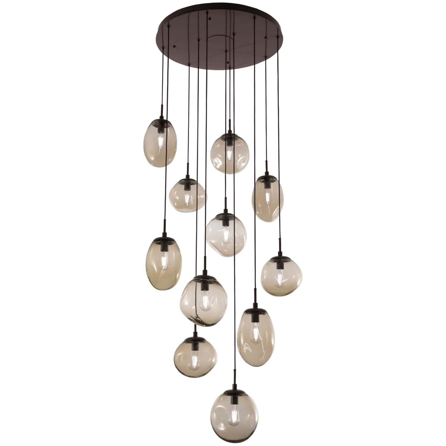 Levi Wilson Nebula 37 Inch 11 Light Multi Light Pendant by Hammerton Studio