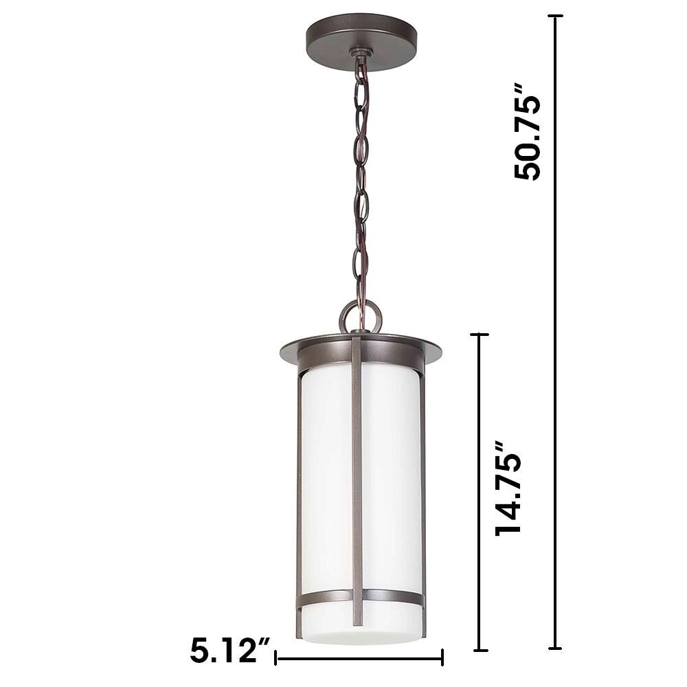 Shown in Graphite finish and White glass