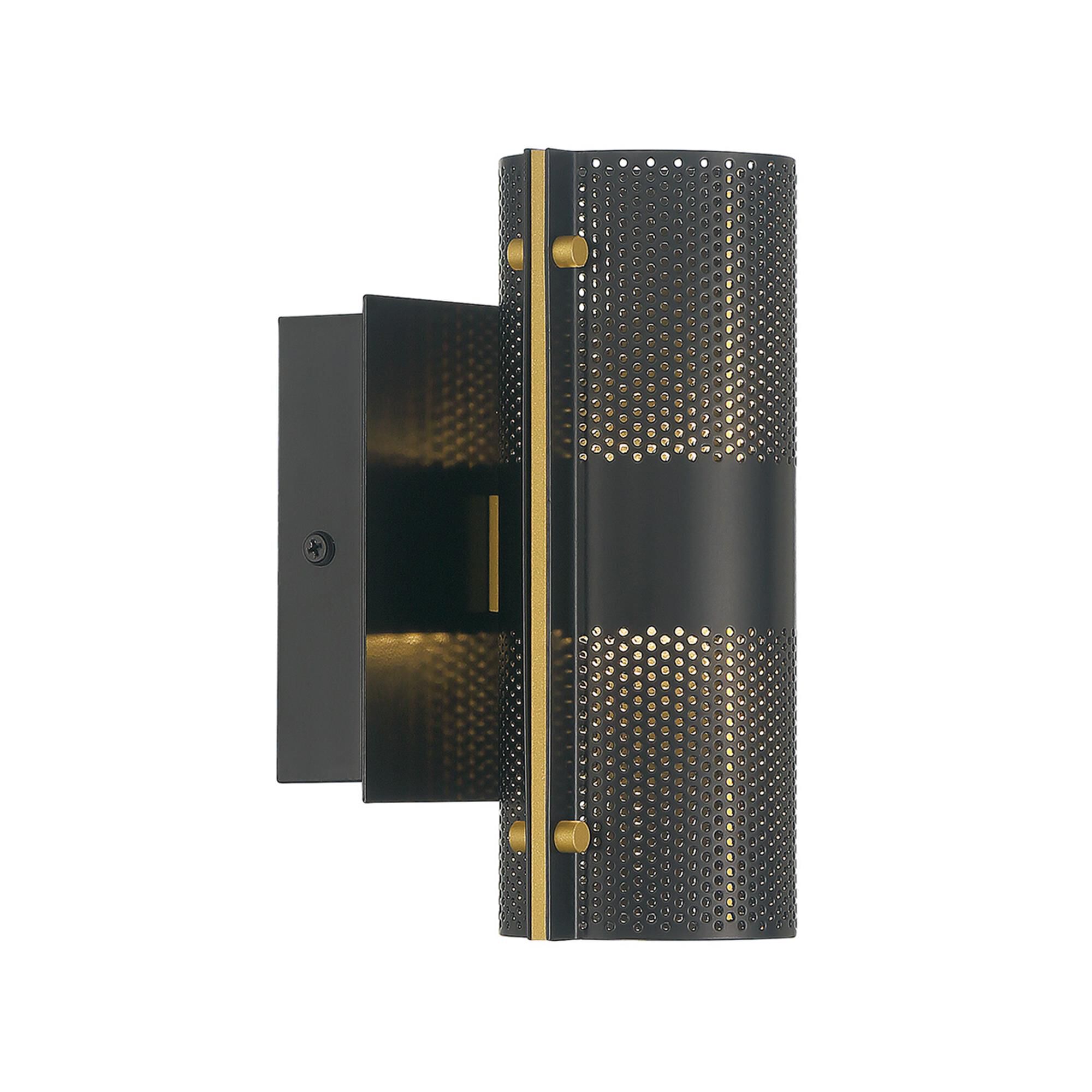 Shown in Black finish and Black Metal shade