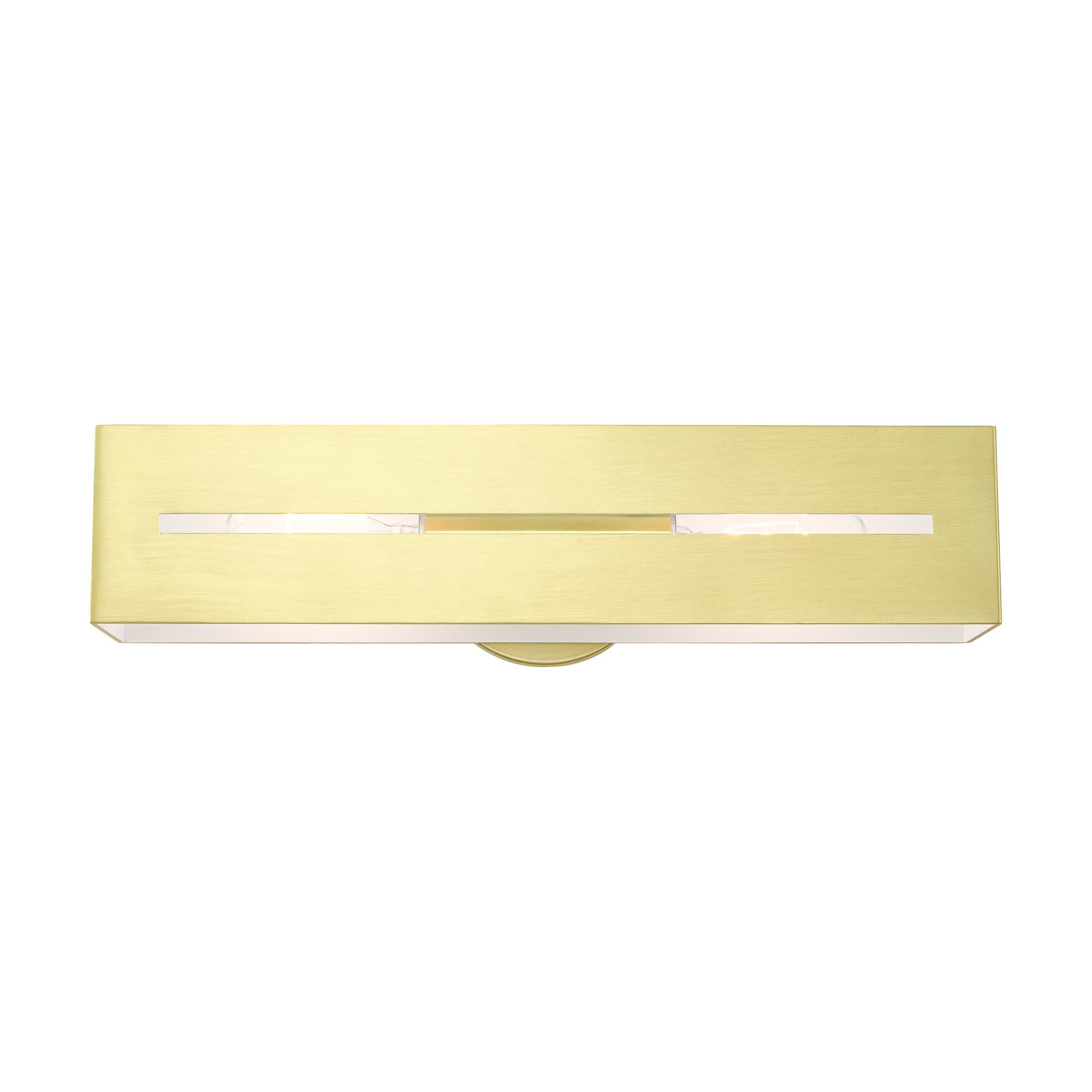 Shown in Satin Brass finish and Hand Welded Satin Brass  With Shiny White Finish Inside shade