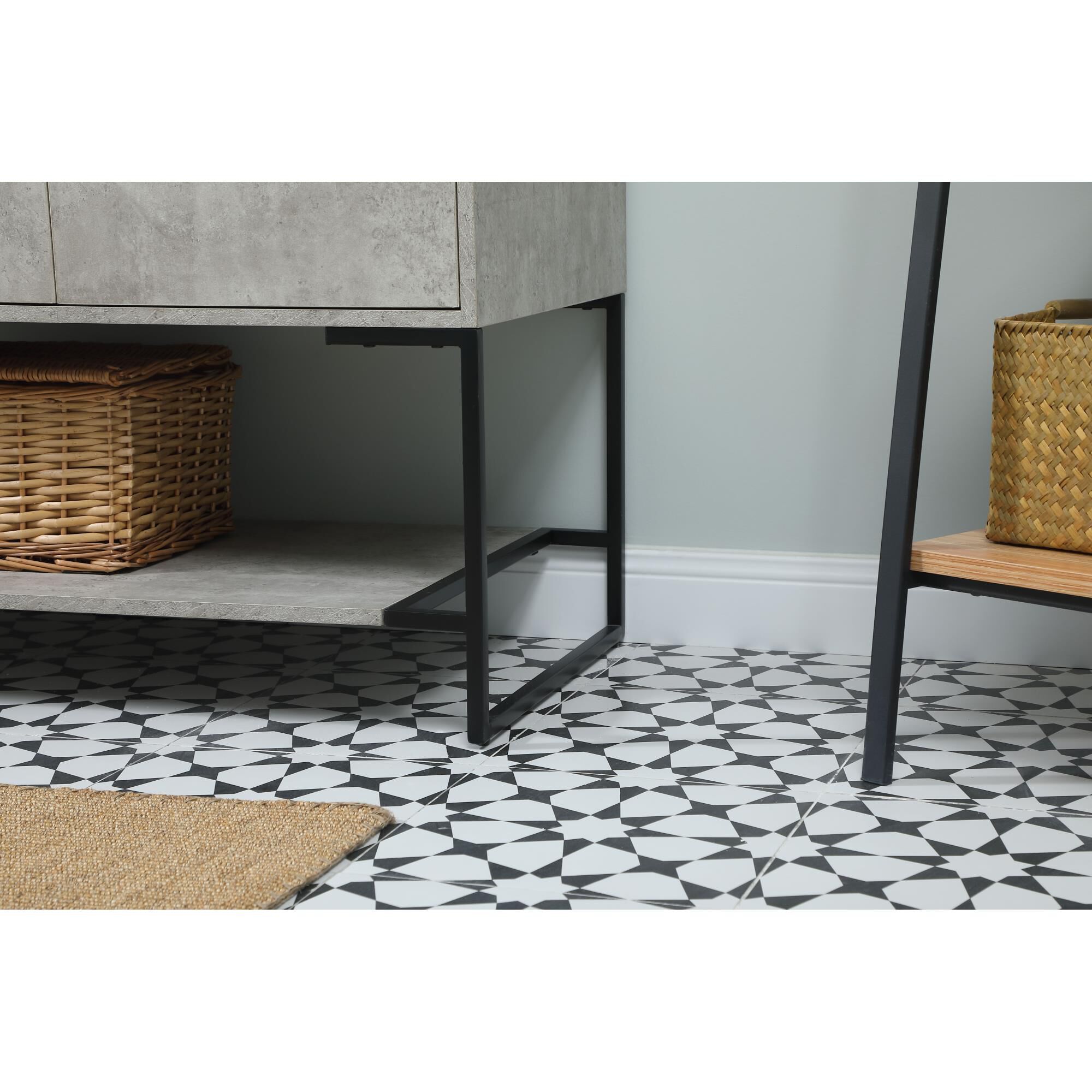 Shown in Concrete Grey finish