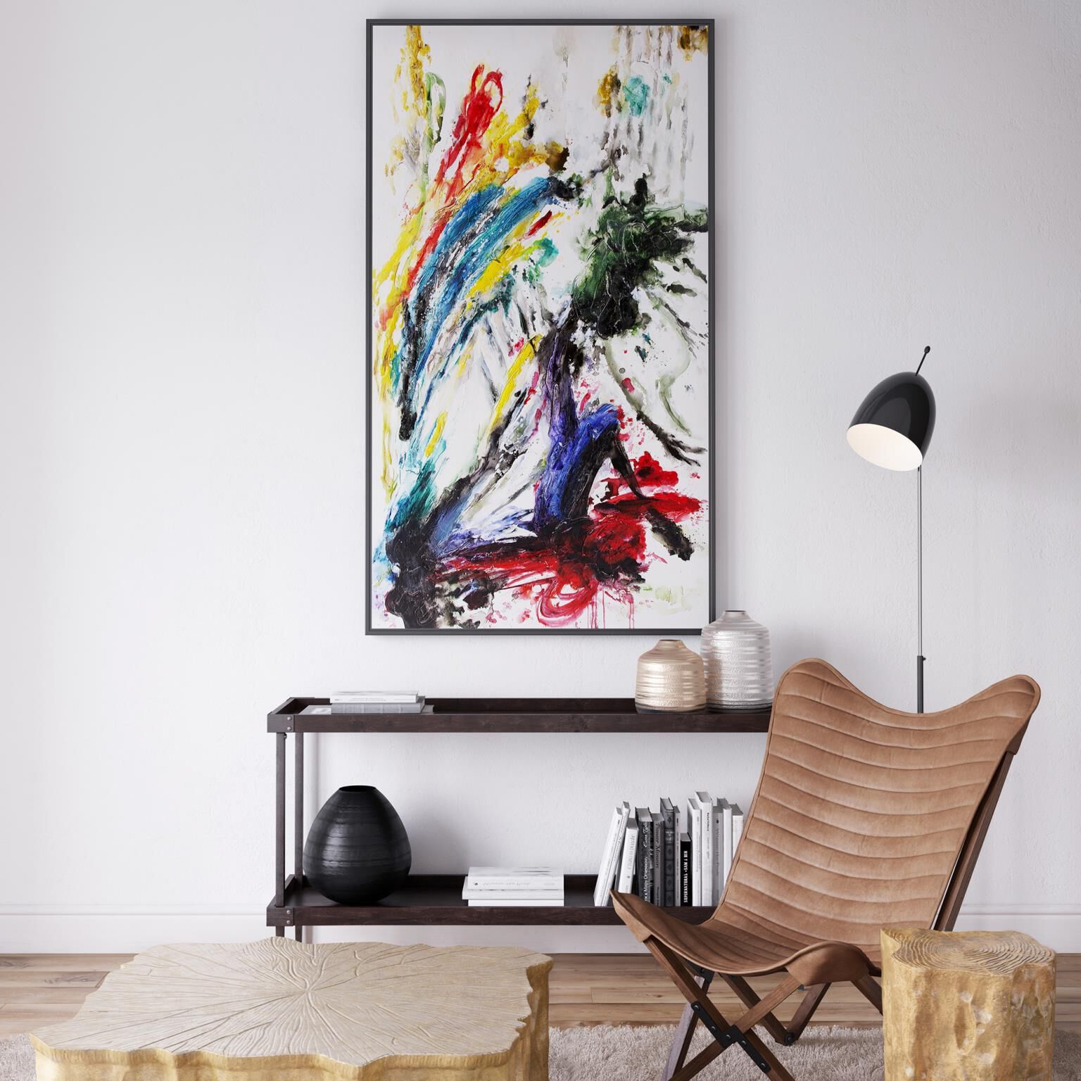 Shown in Bold Acrylic Paint finish