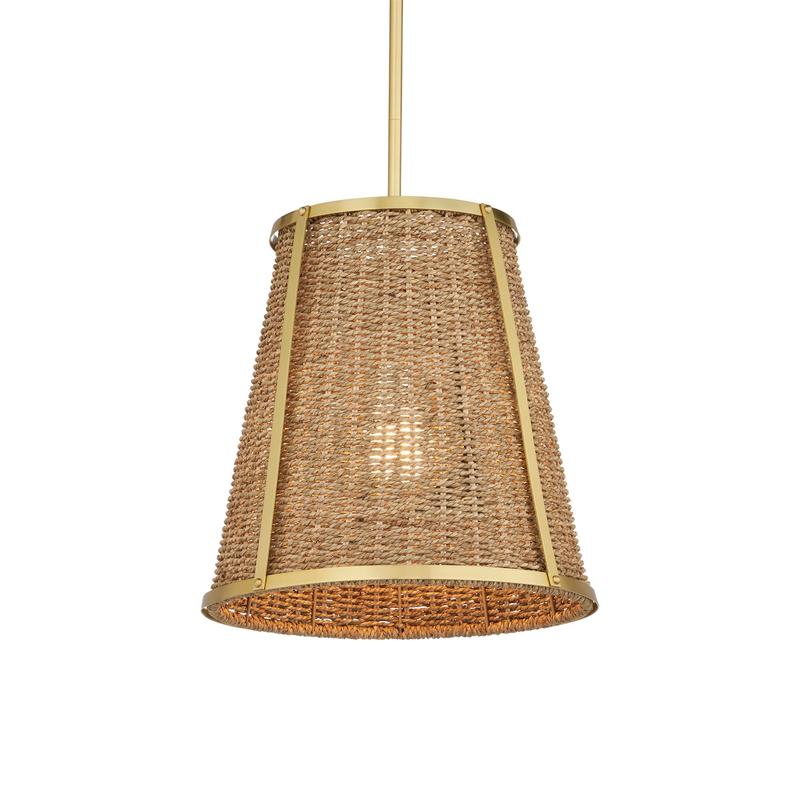 Suzanne Duin Deauville Small Pendant Light by Currey & Company