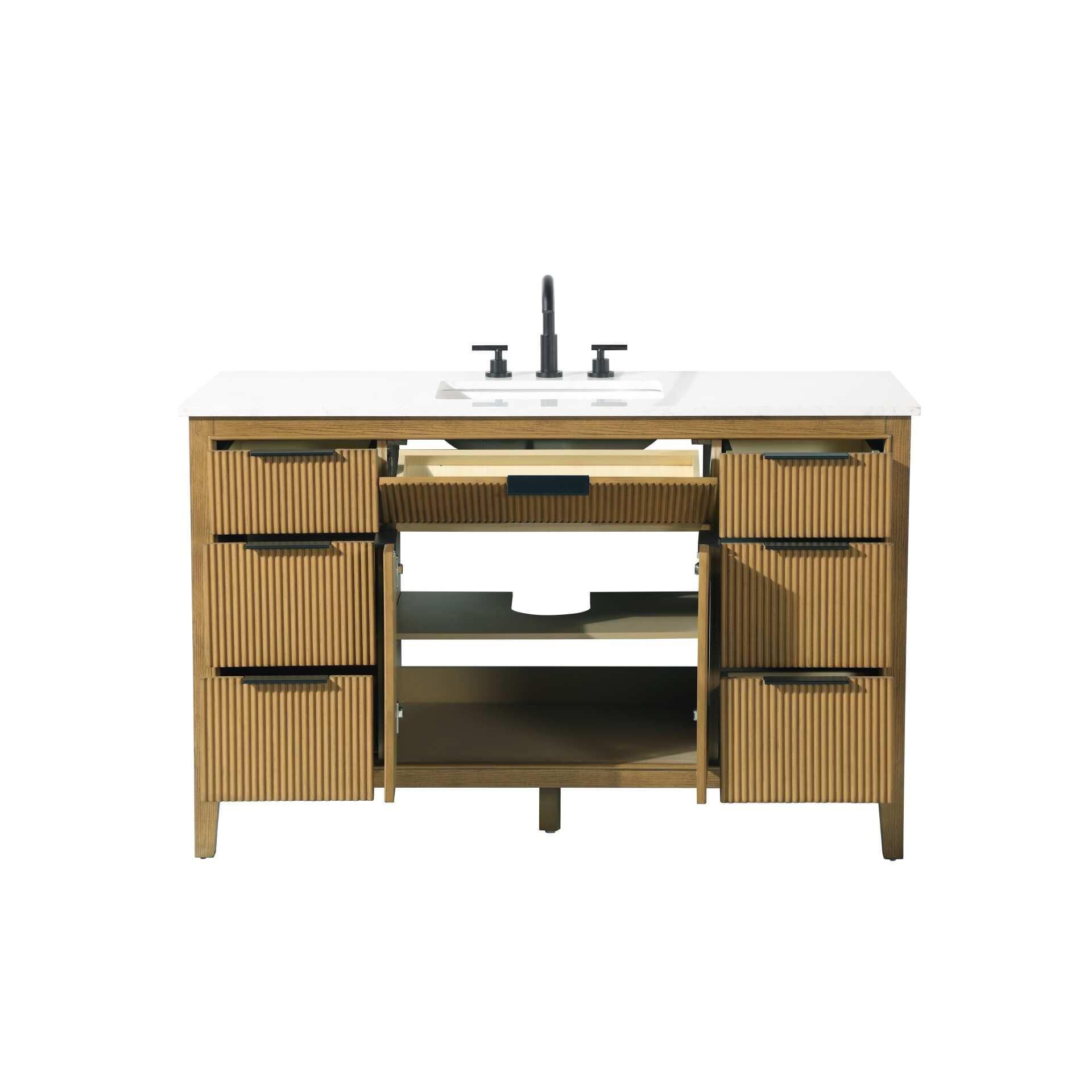 Langston 54 Inch Bath Vanity by Elegant Decor