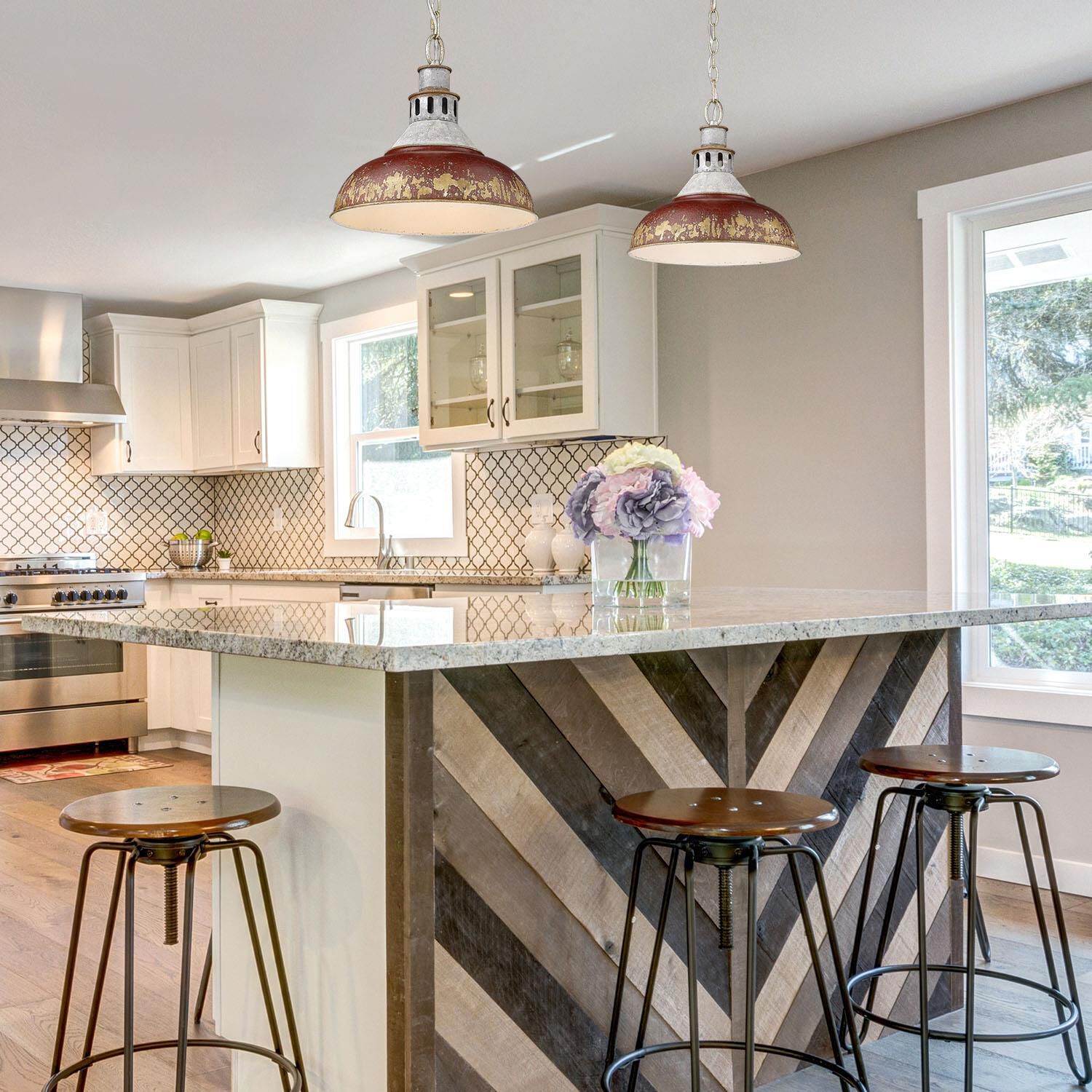 Golden Lighting Kinsley 14 Inch Large Pendant