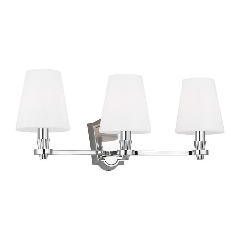 Alexa Hampton Paisley 23 Inch 3 Light Bath Vanity Light by Visual Comfort Studio