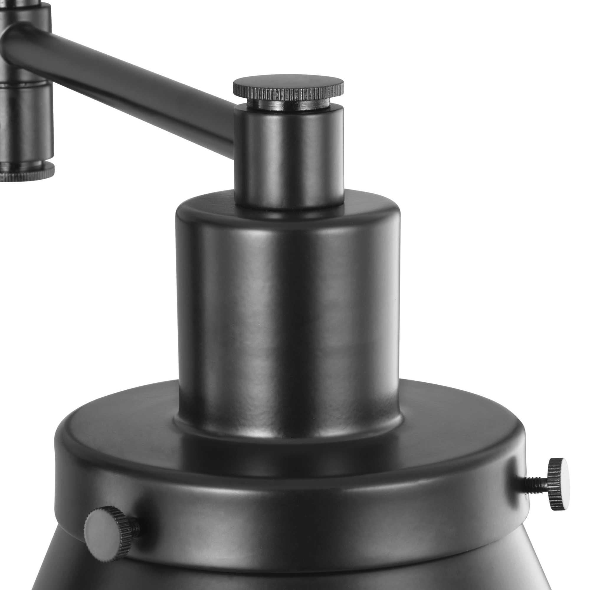 Shown in Matte Black finish and Black glass