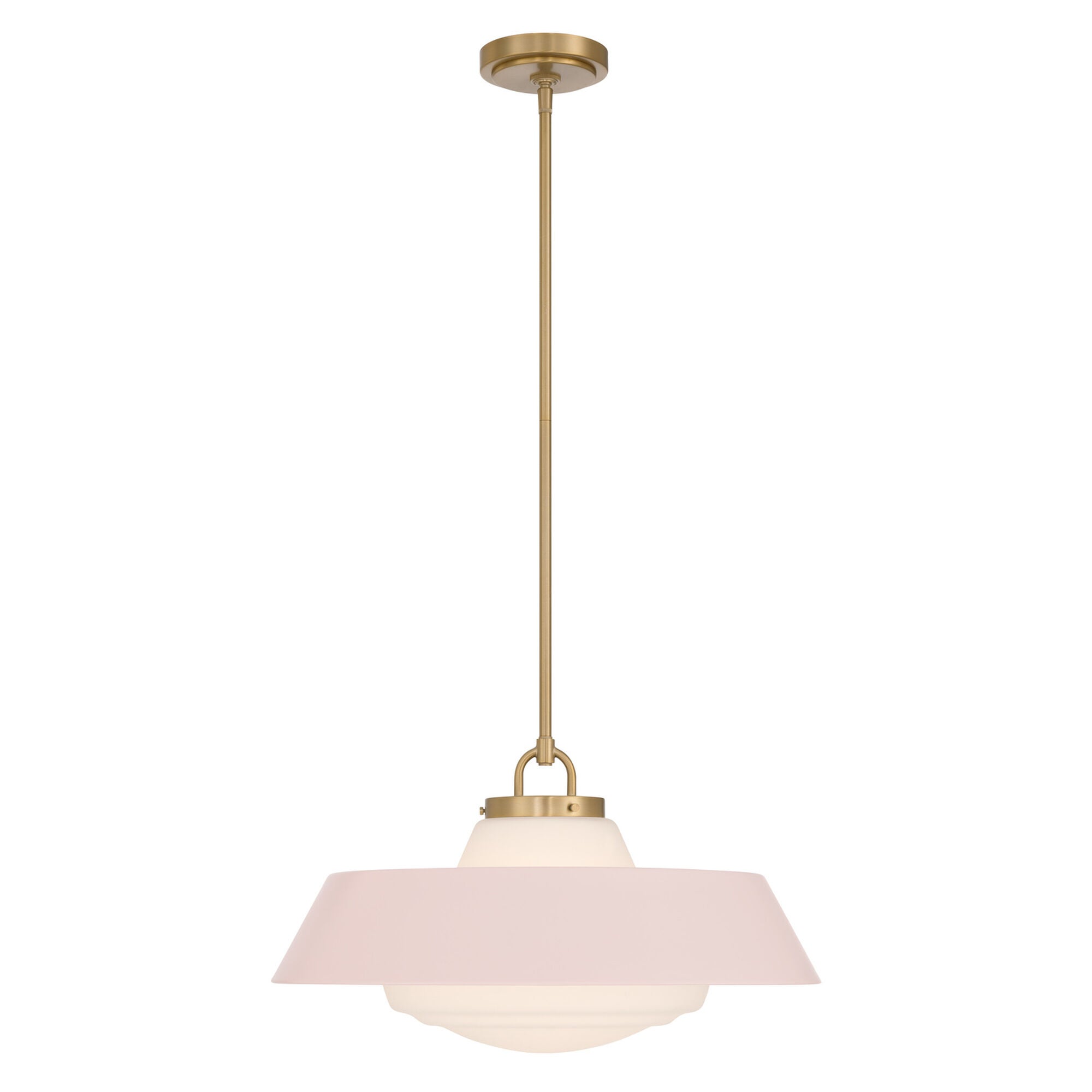Shown in Vibrant Gold finish and Steel glass and Steel shade
