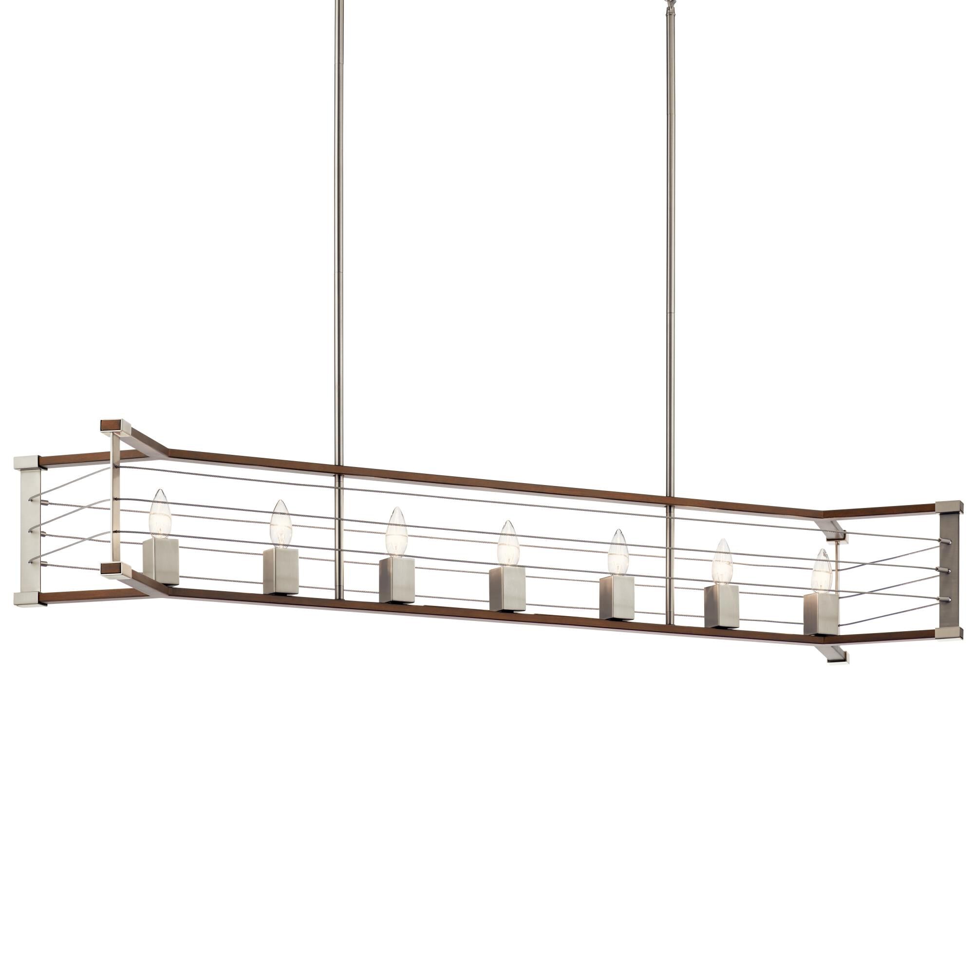 Lente 54 Inch 7 Light Linear Suspension Light by Kichler Lighting