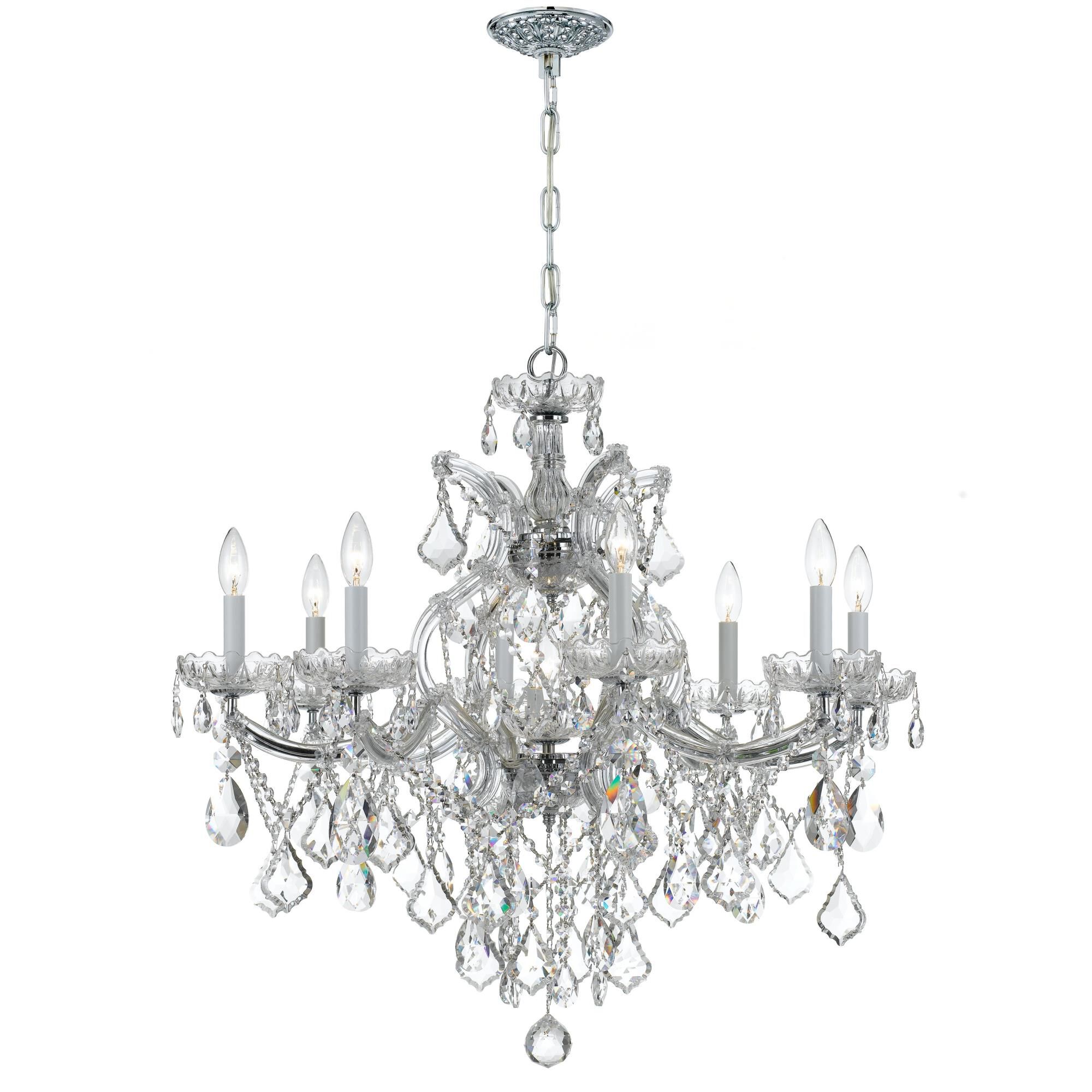 Maria Theresa 28 Inch 9 Light Chandelier by Crystorama