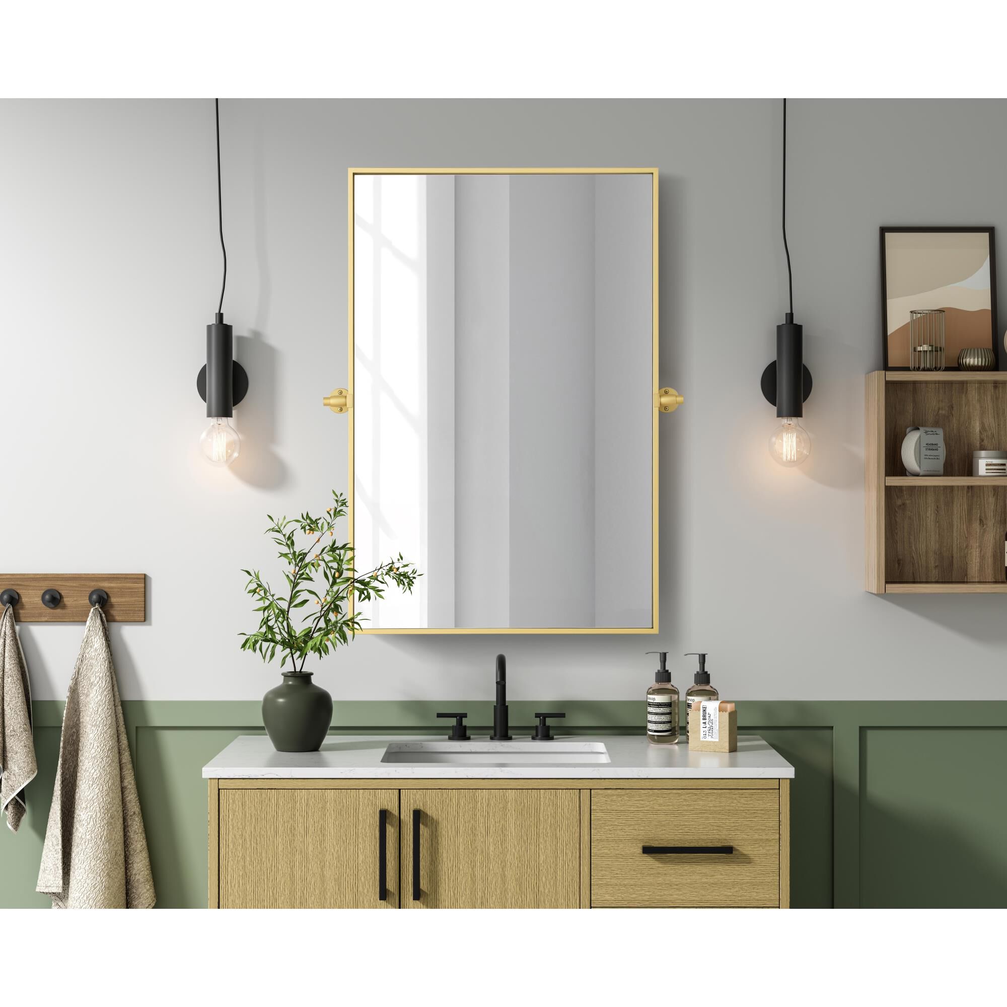 Amoura 36 Inch Decorative Mirror,