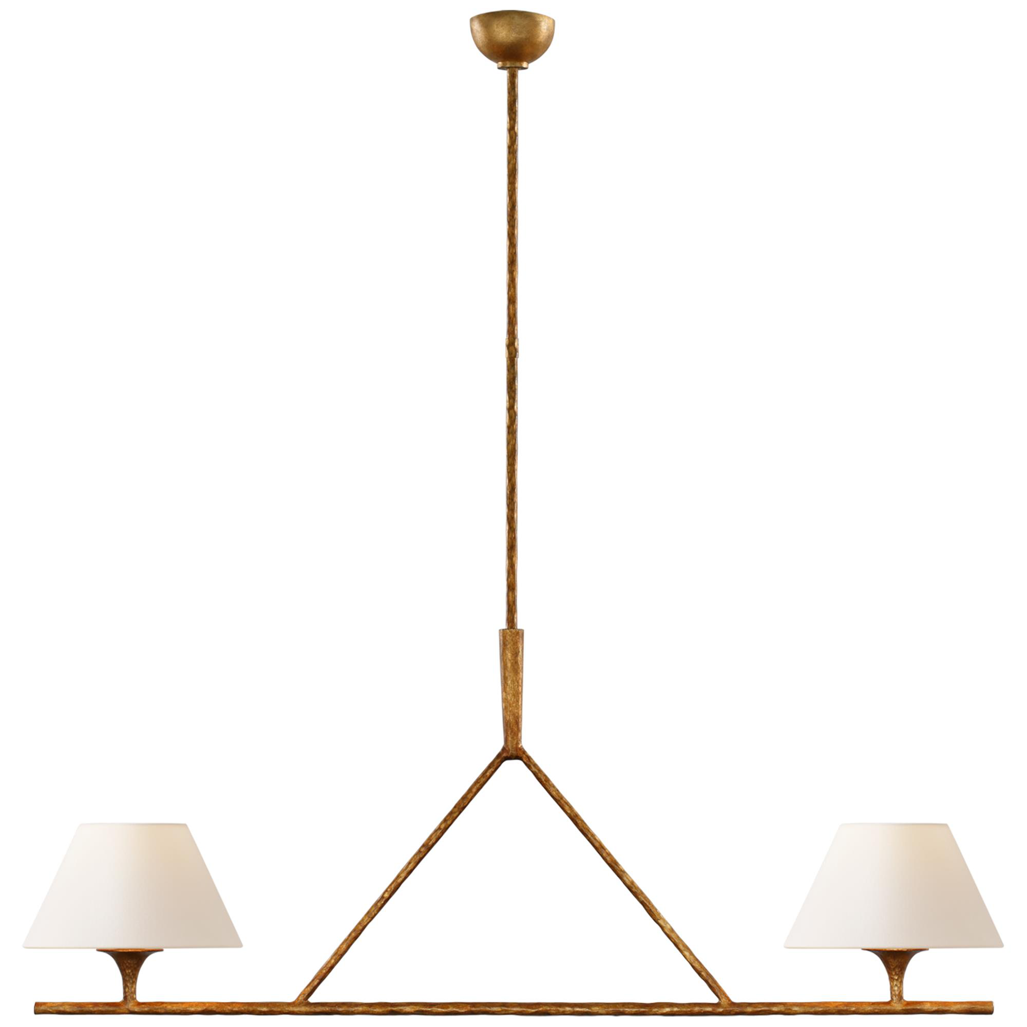 Shown in Gilded Iron finish and 6
